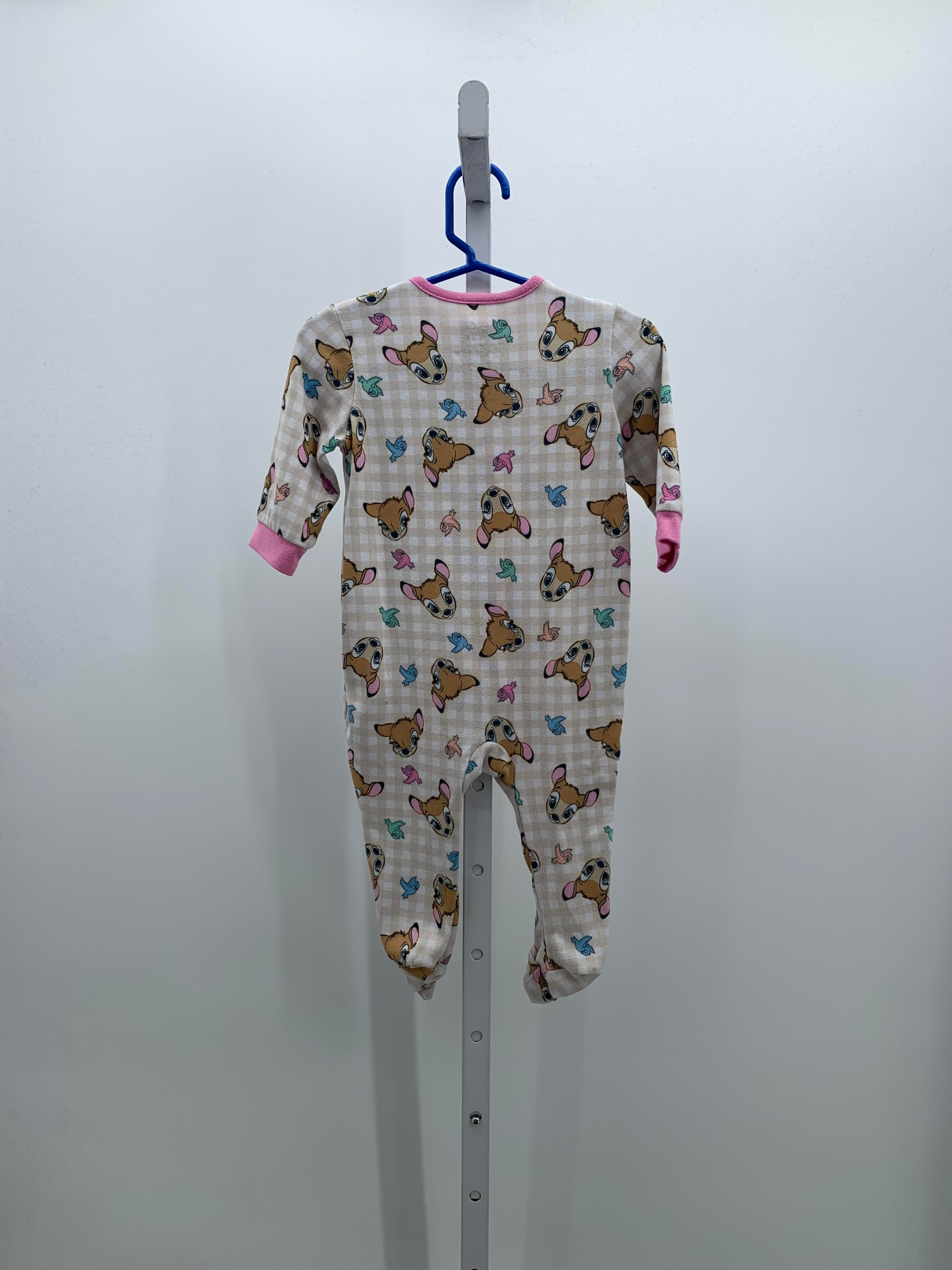 Disney Baby Size 6-9 mon Girls Long Slv. Romper