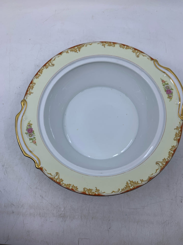 VTG COVERED DUDLEY SERVING DISH.