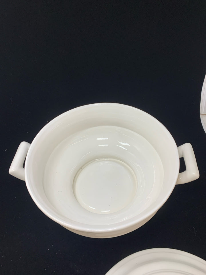 LARGE HEAVY SOUP TUREEN W/ LID.