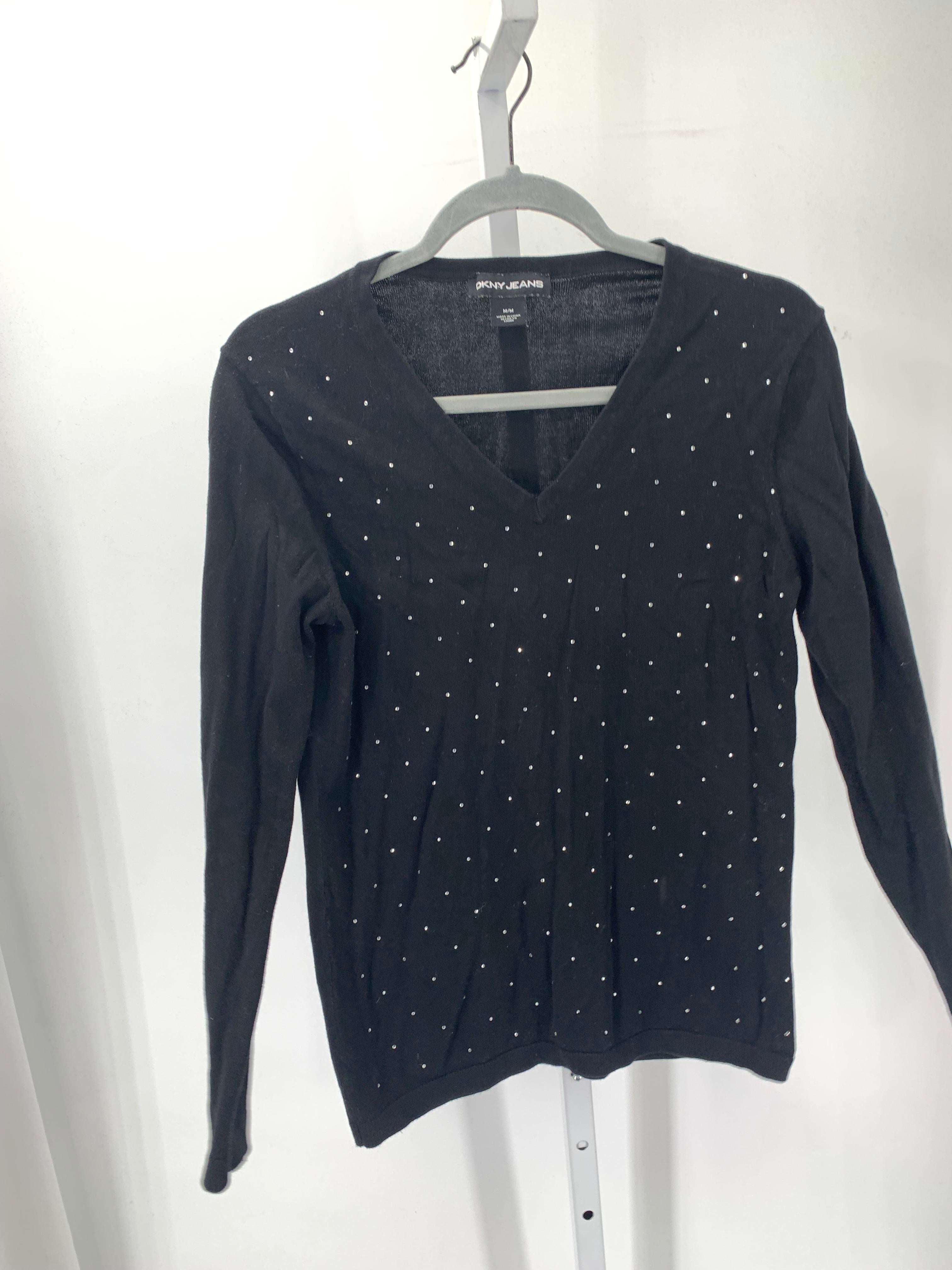 DKNY Size Medium Misses Long Slv Sweater