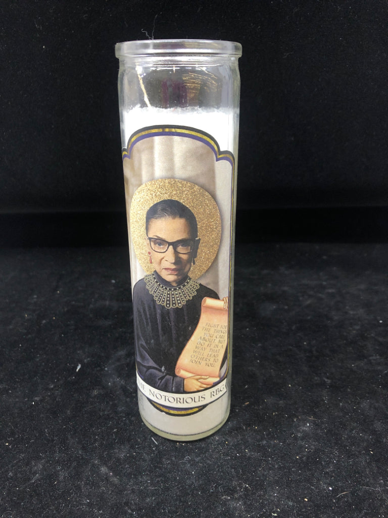 RBG MEMORIAL CANDLE.