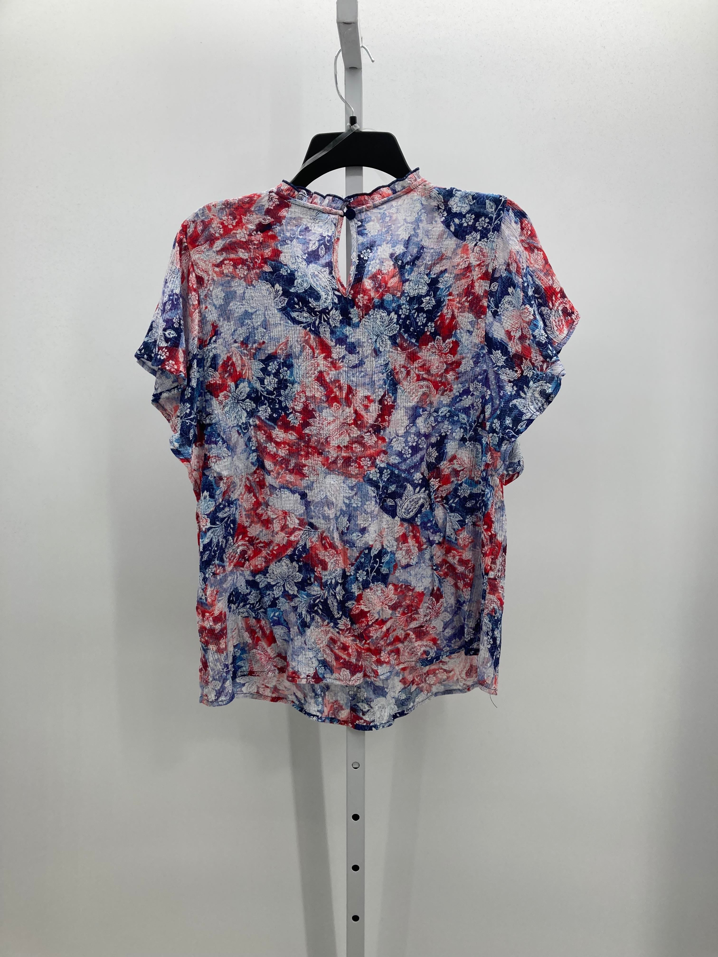 Zac & Rachel Size Extra Large Misses Short Sleeve Shirt