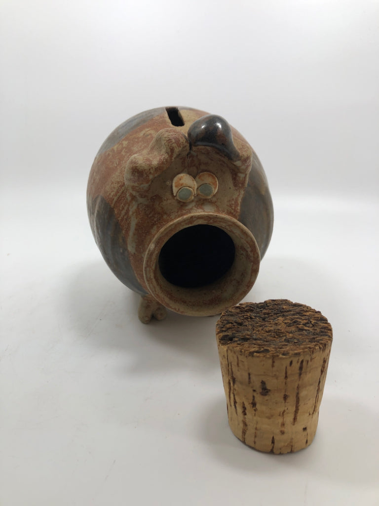 POTTERY PIGGY BANK.