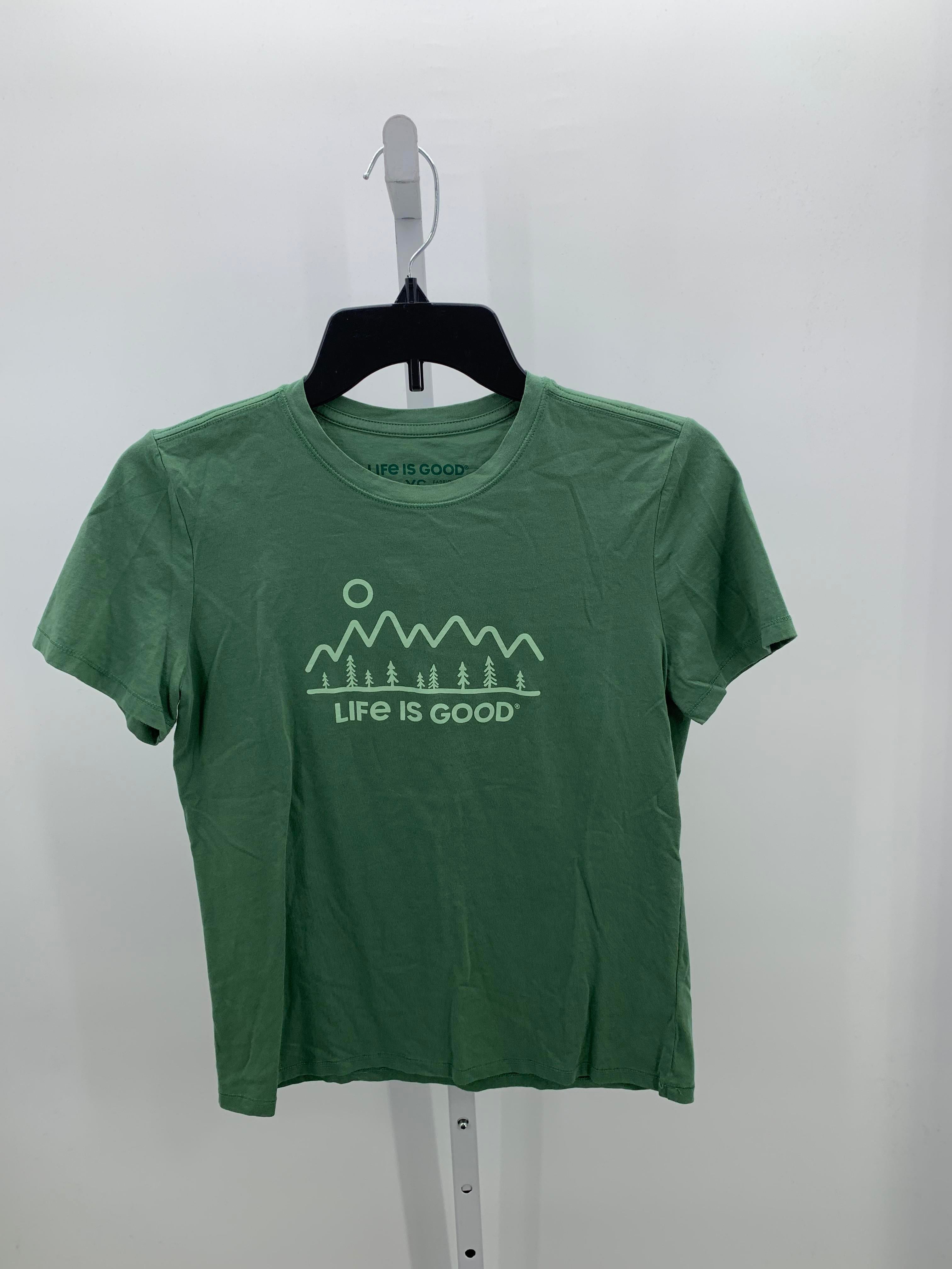 Life is Good Size X Small Misses Short Sleeve Shirt