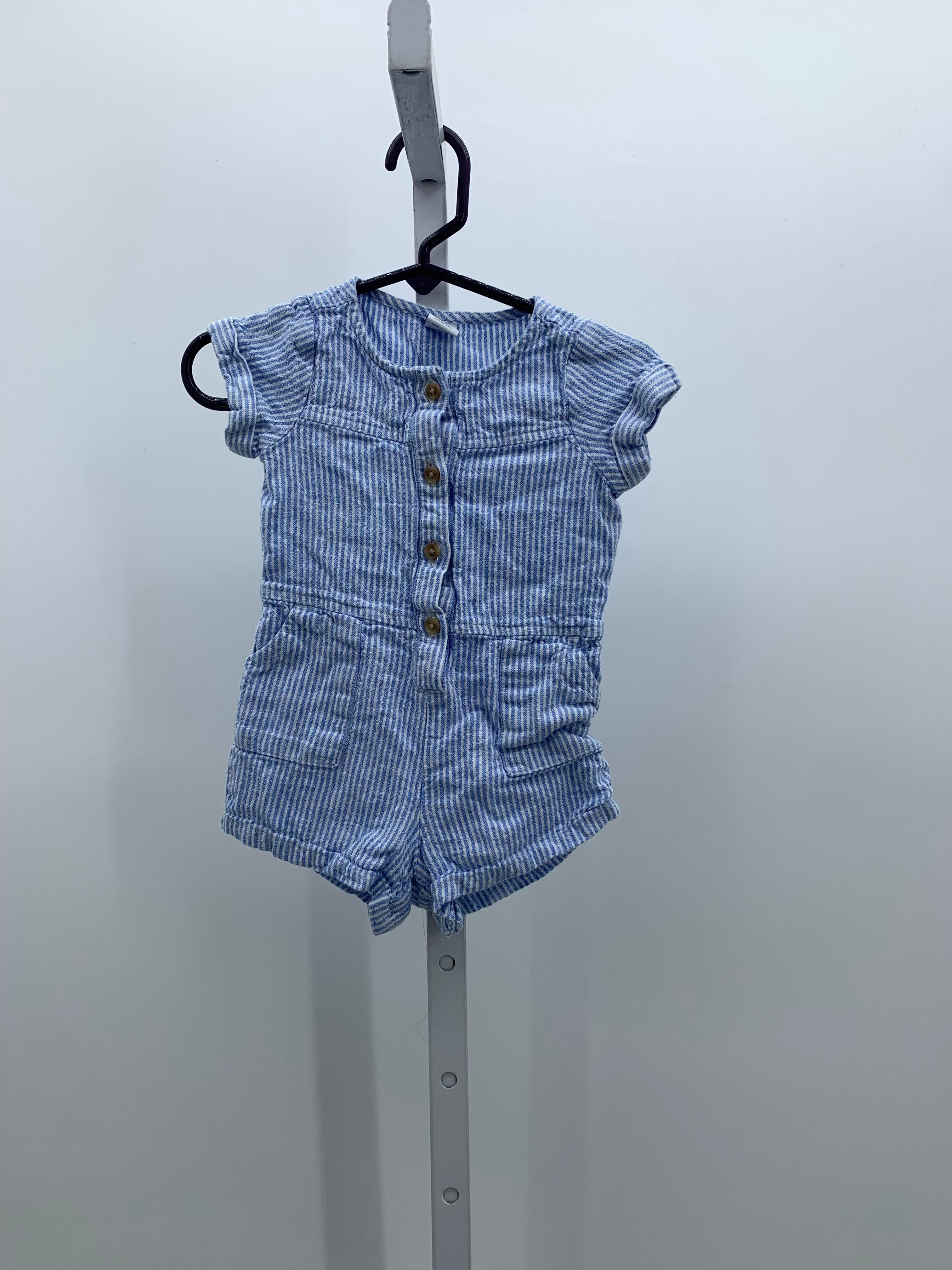 Old Navy Size 6-12 mon Girls Short Slv. Romper