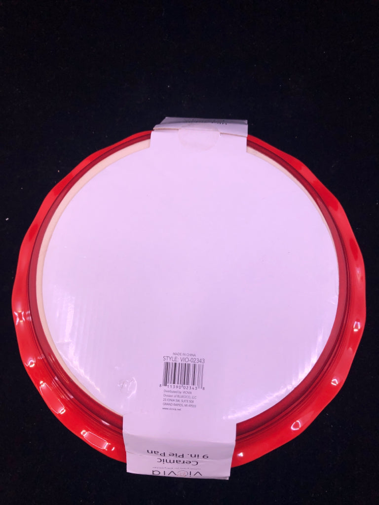 NEW CERAMIC 9" PIE PAN