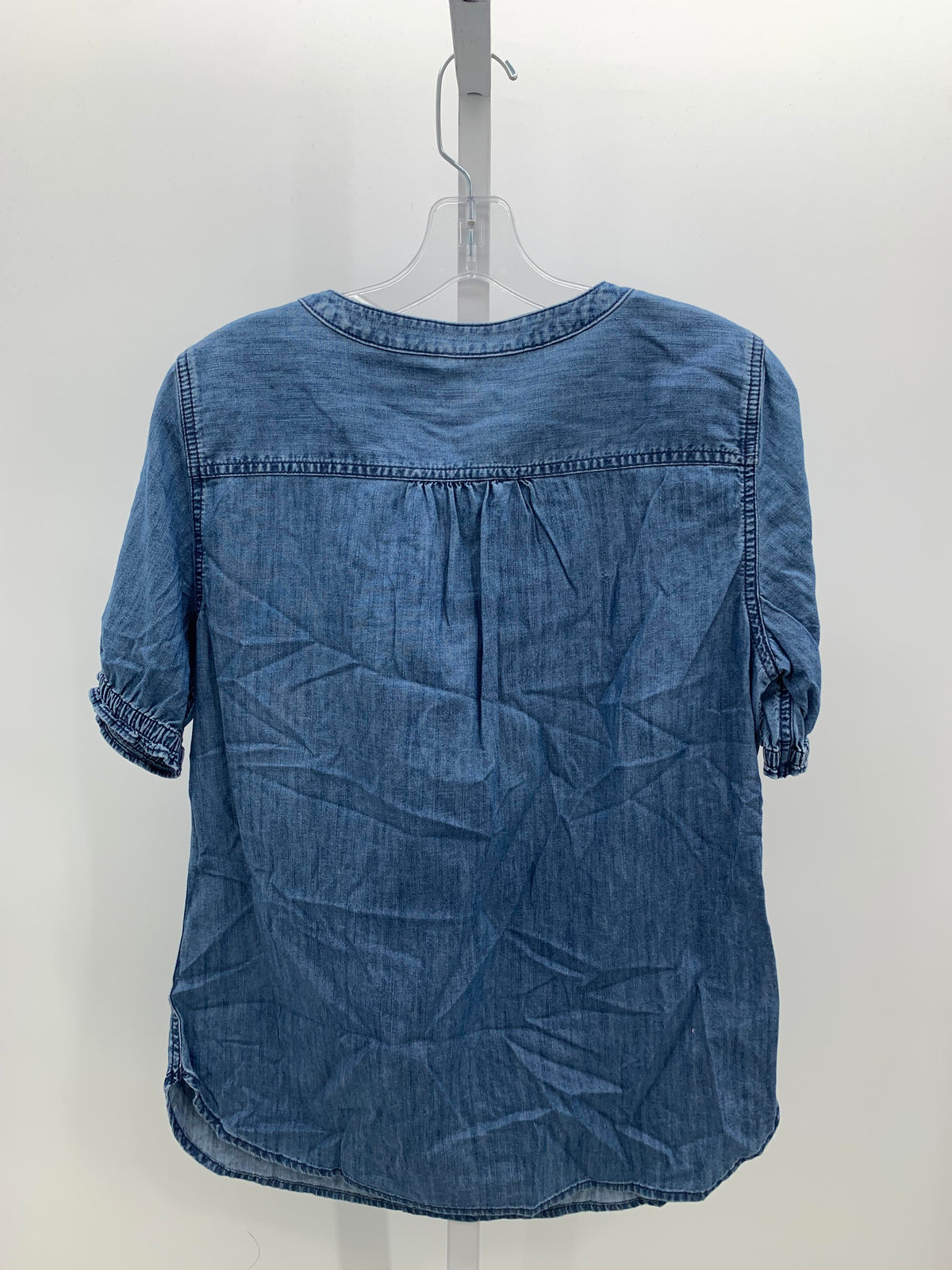 Talbots Size Small Misses Short Sleeve Shirt
