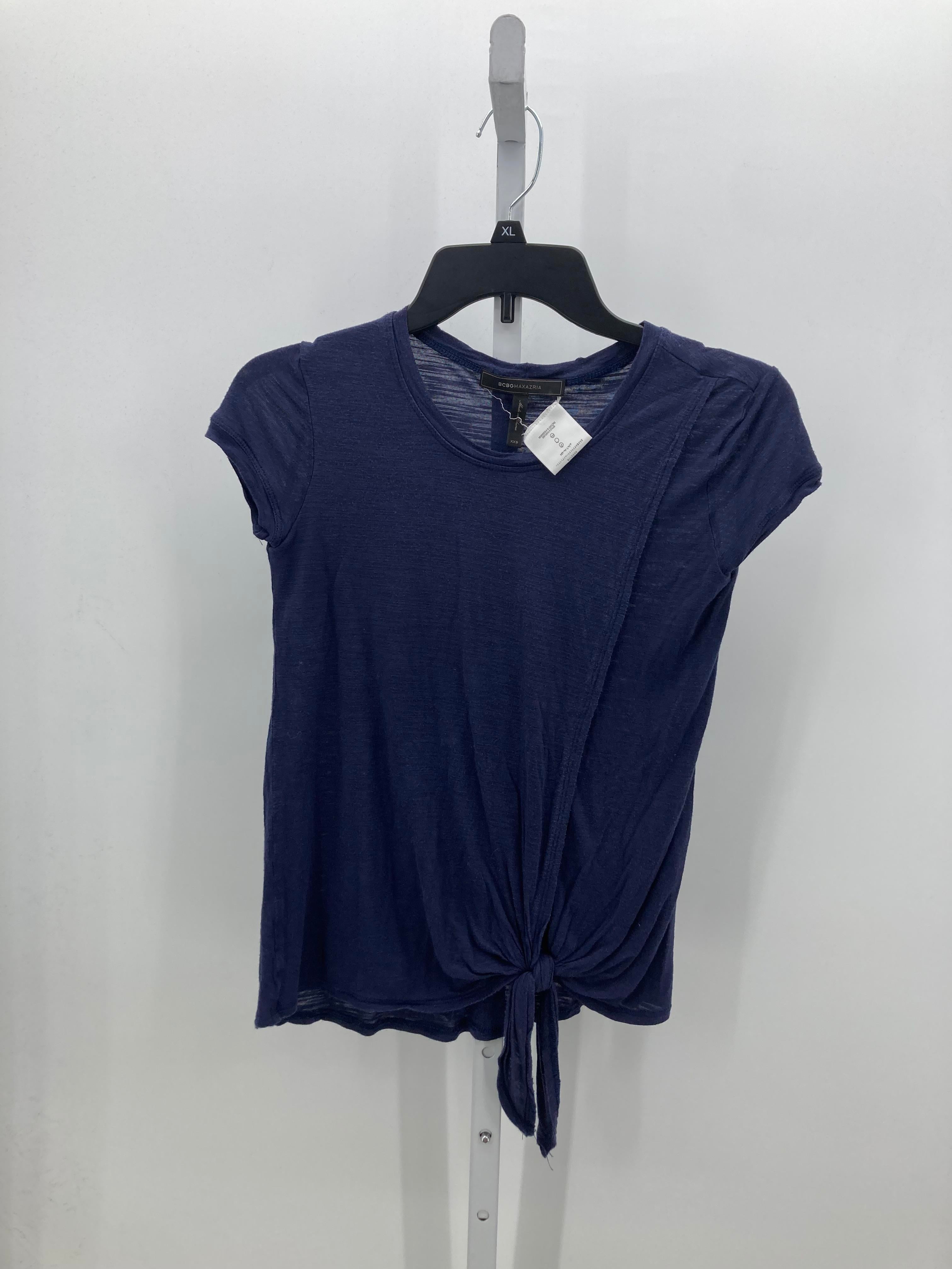BCBG Size XX Small Misses Short Sleeve Shirt