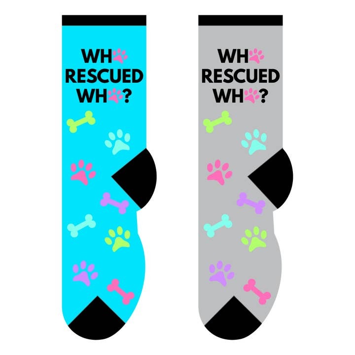 Who Rescued Who Socks - New