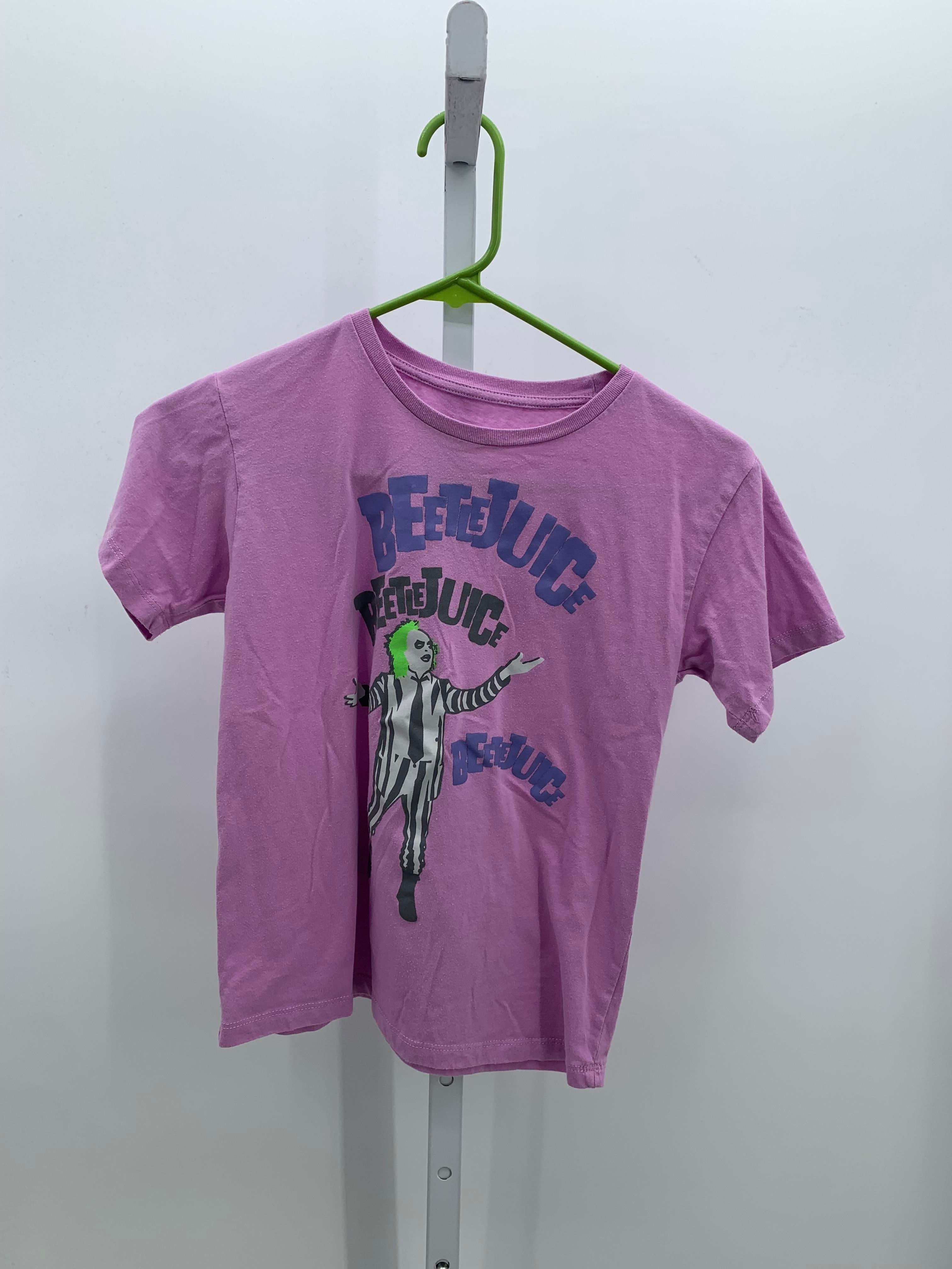 Beetlejuice Size 7-8 Girls Short Sleeve Shirt