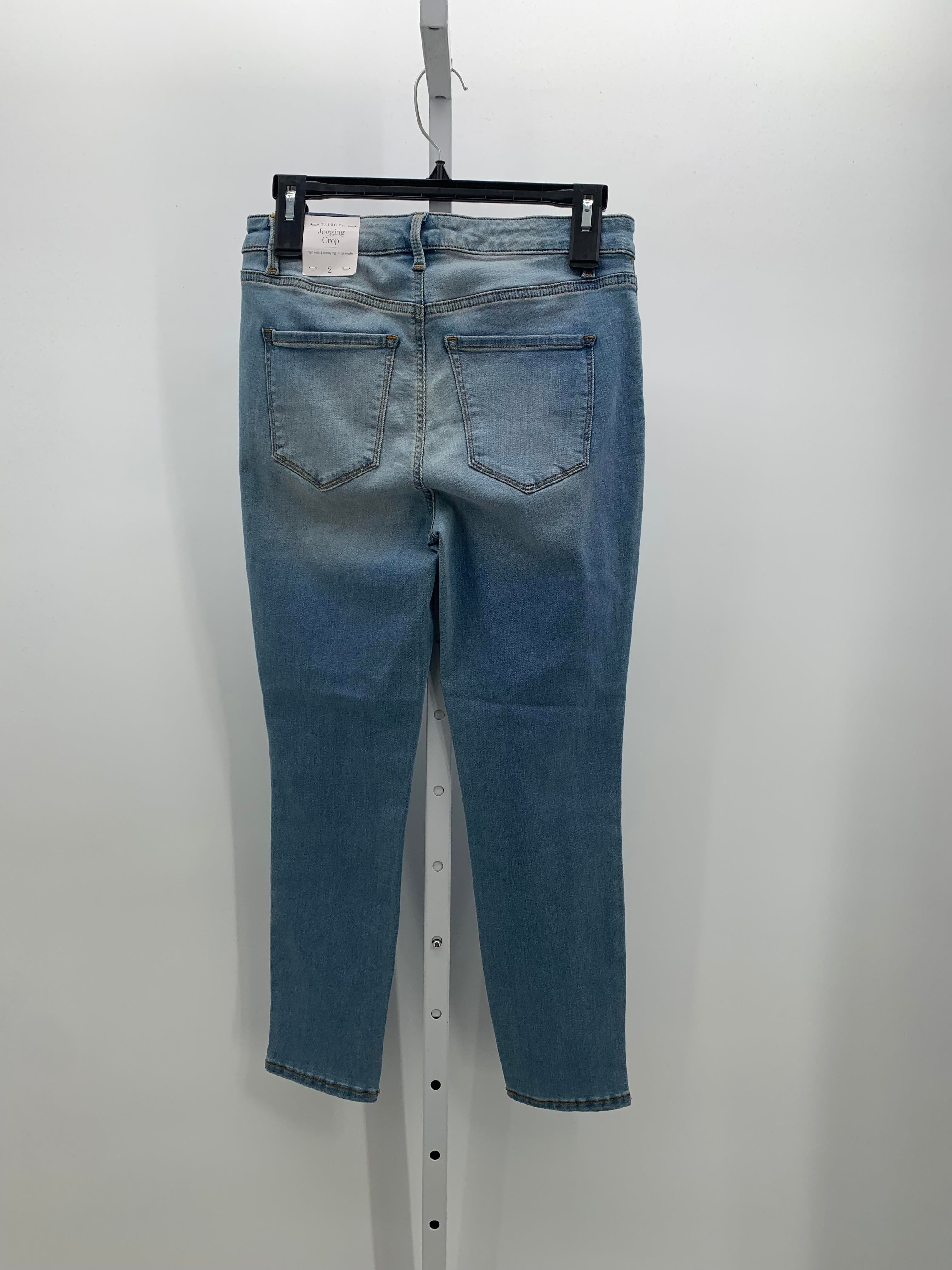 Talbots Size 2 Misses Cropped Jeans