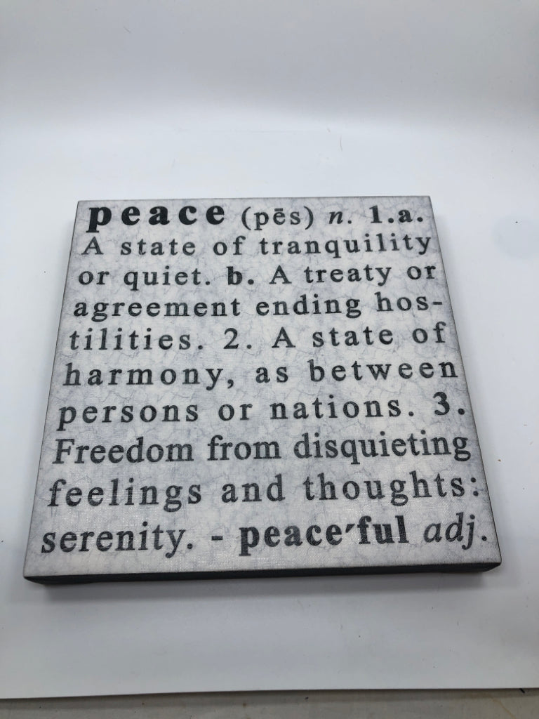 PEACE DEFINITION CANVAS.
