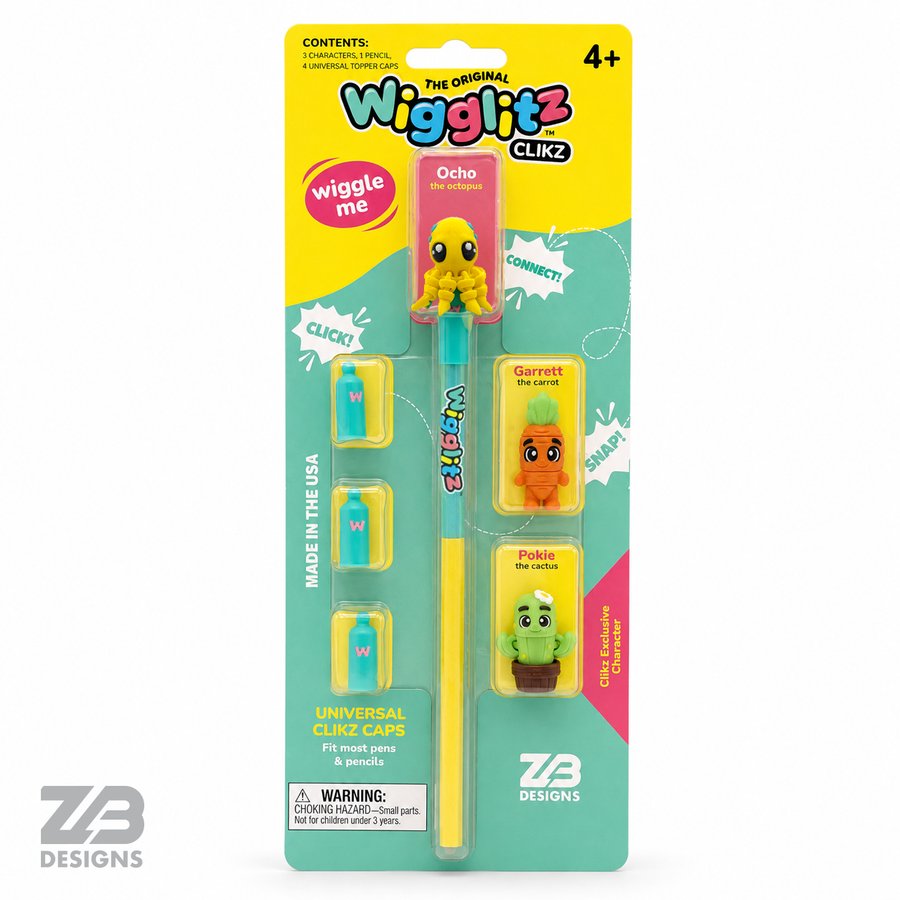New Wigglitz Clikz Heros w/Pencil