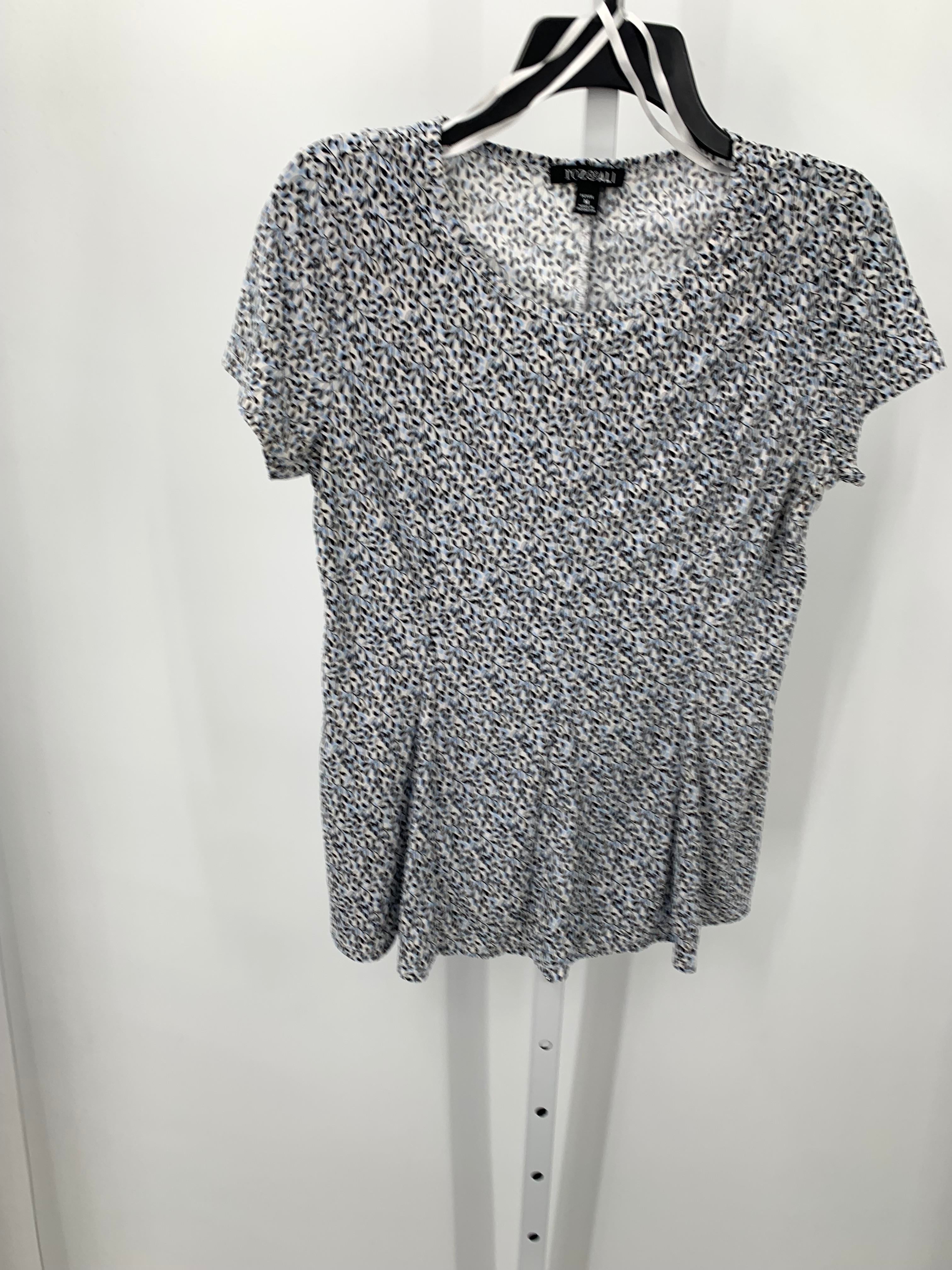 Roz & Ali Size Medium Petite Petite Short Sleeve Shirt