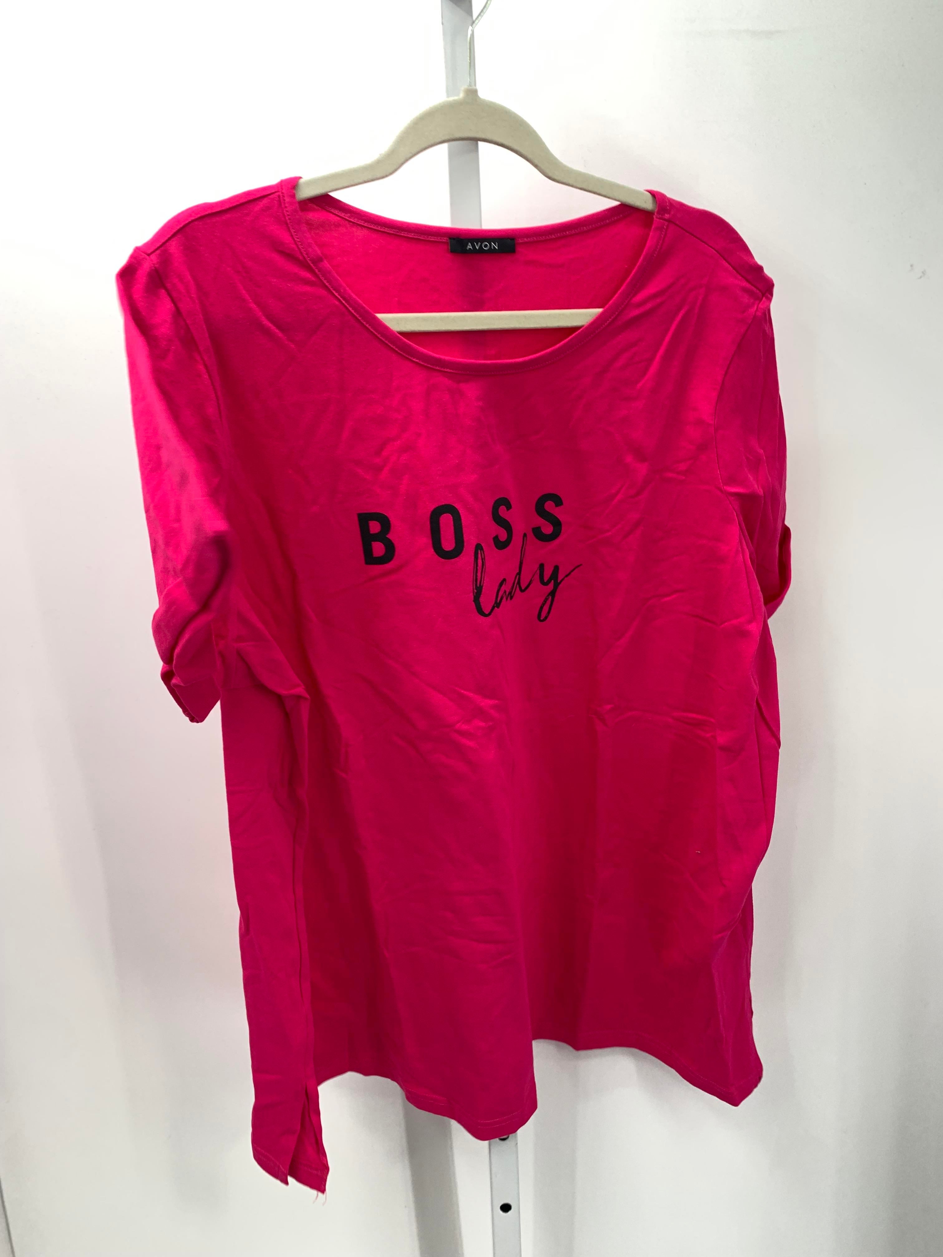 Avon Size 1X Womens Short Sleeve Shirt