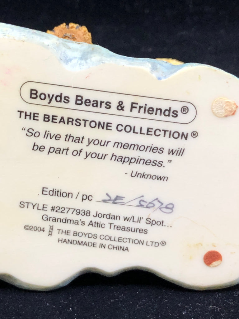 BOYDS BEAR W GIRAFFE .