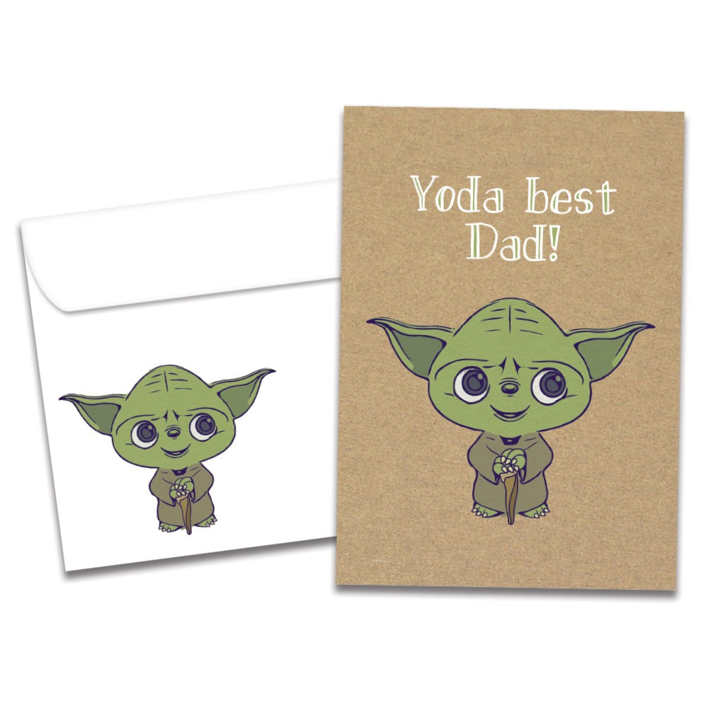 Yoda Best Dad, Father's Day Card