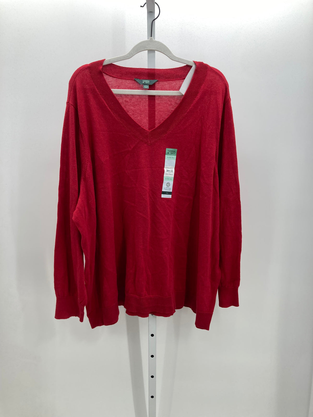 Terra & Sky Size 4X Womens Long Slv Sweater