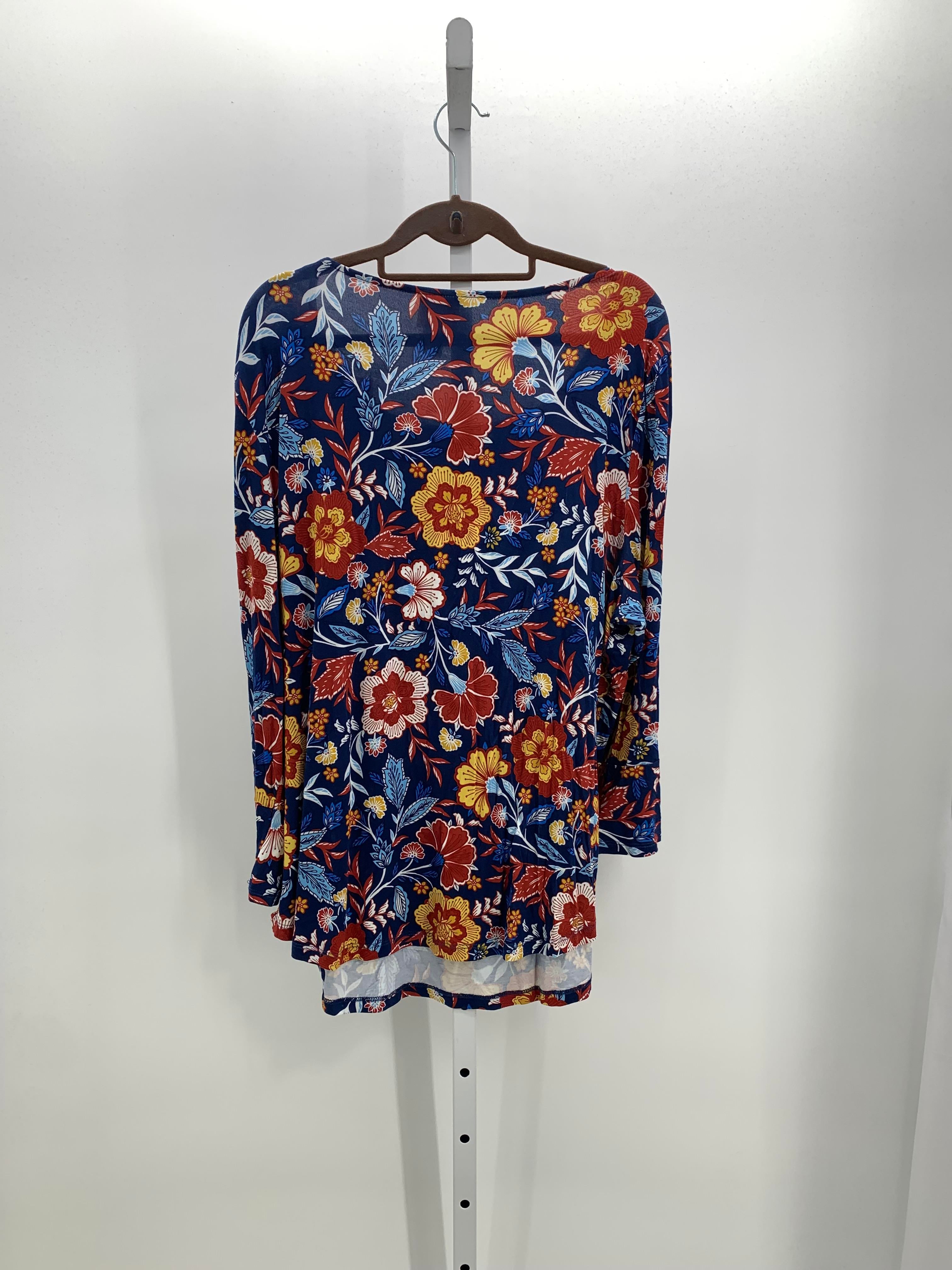 Ruby Rd. Size 1X Womens 3/4 Sleeve Shirt