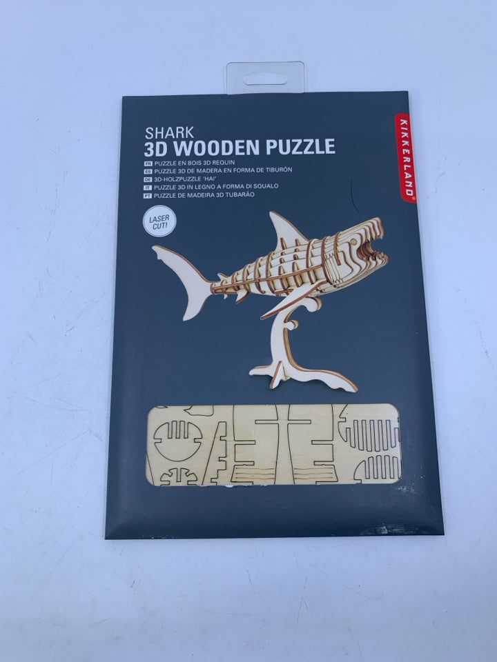 NIP 3D WOOD PUZZLE SHARK.