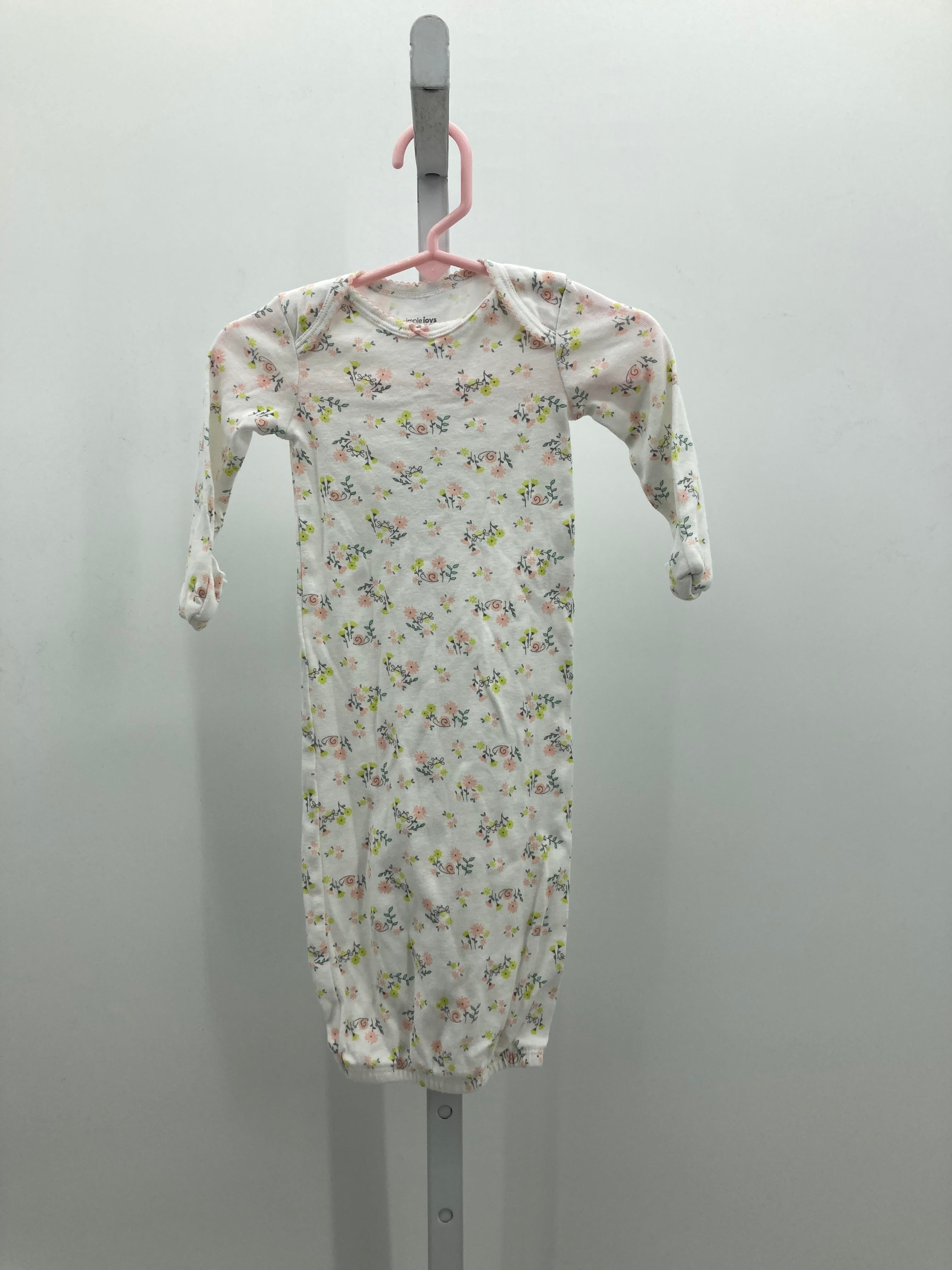 Simple Joys Size 0-3 months Girls Gown Sleeper