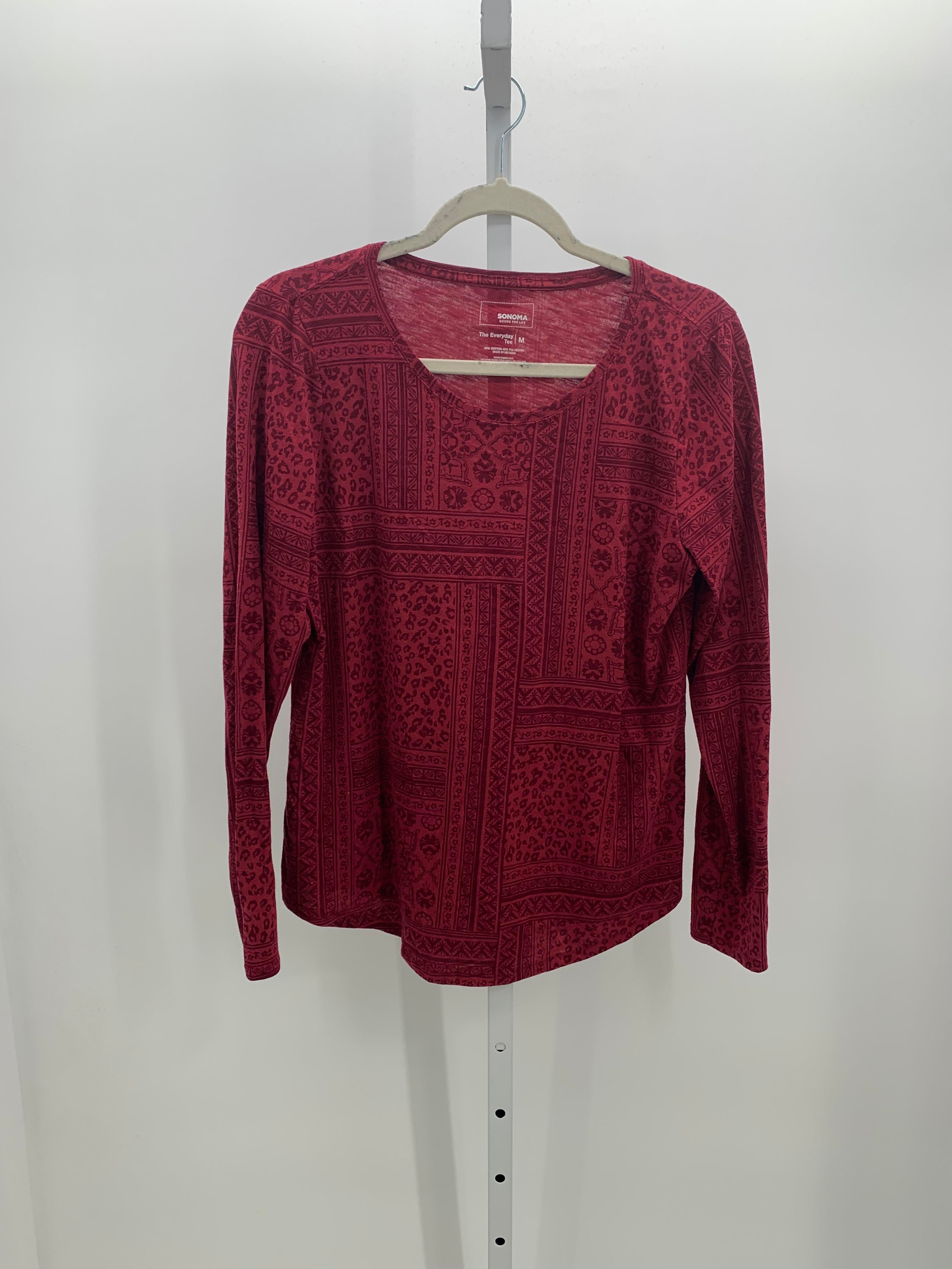 Sonoma Size Medium Misses Long Sleeve Shirt