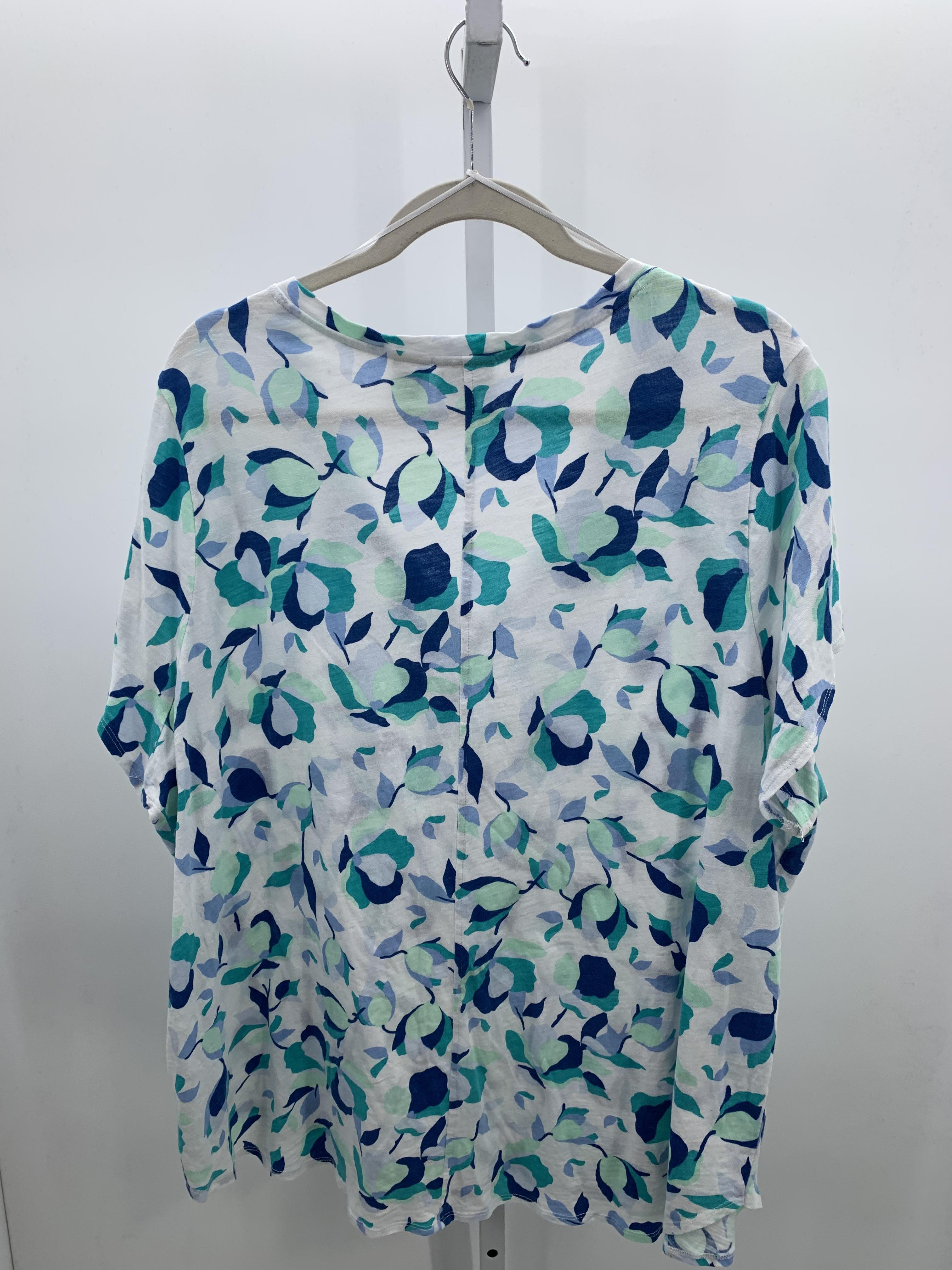 Rachel Zoe Size 3X Womens Short Sleeve Shirt