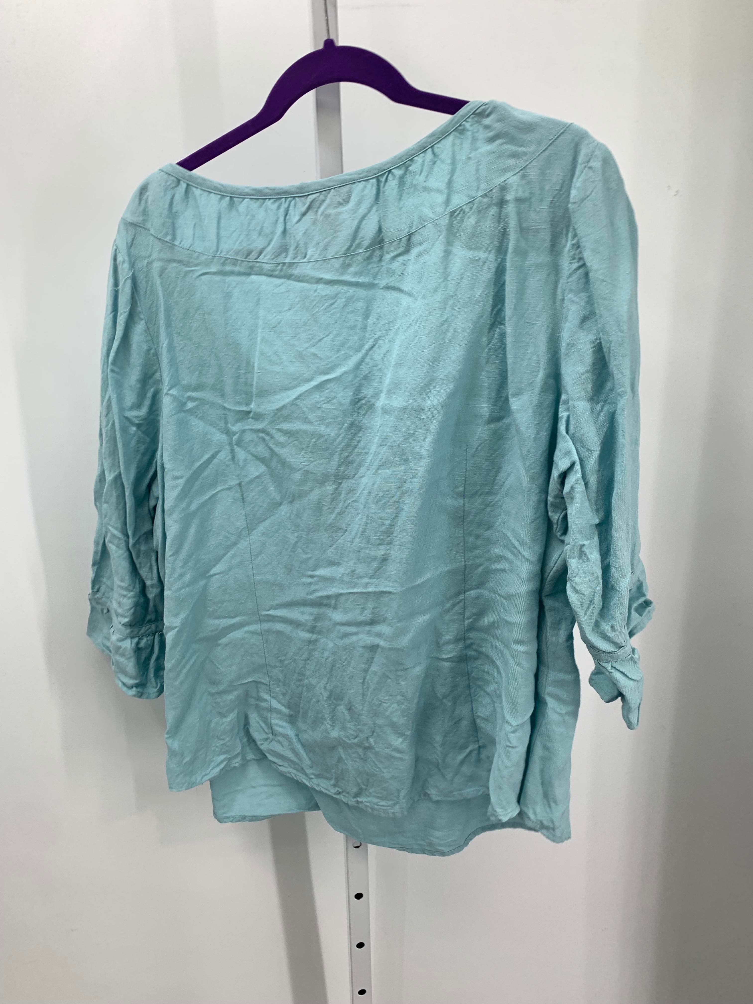 Lane Bryant Size 18/20 W Womens 3/4 Sleeve Shirt