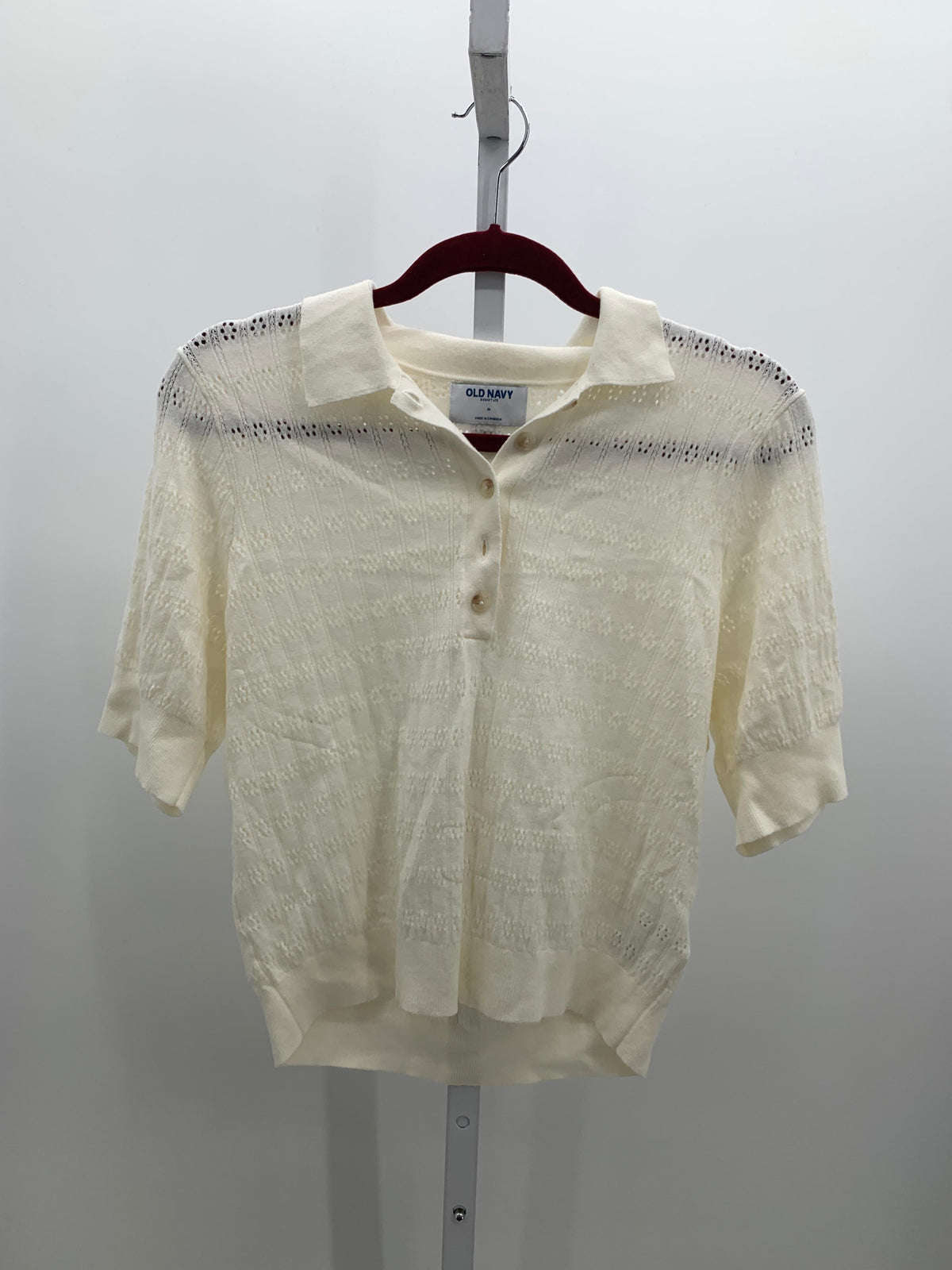 Old Navy Size Medium Misses Short Slv Sweater