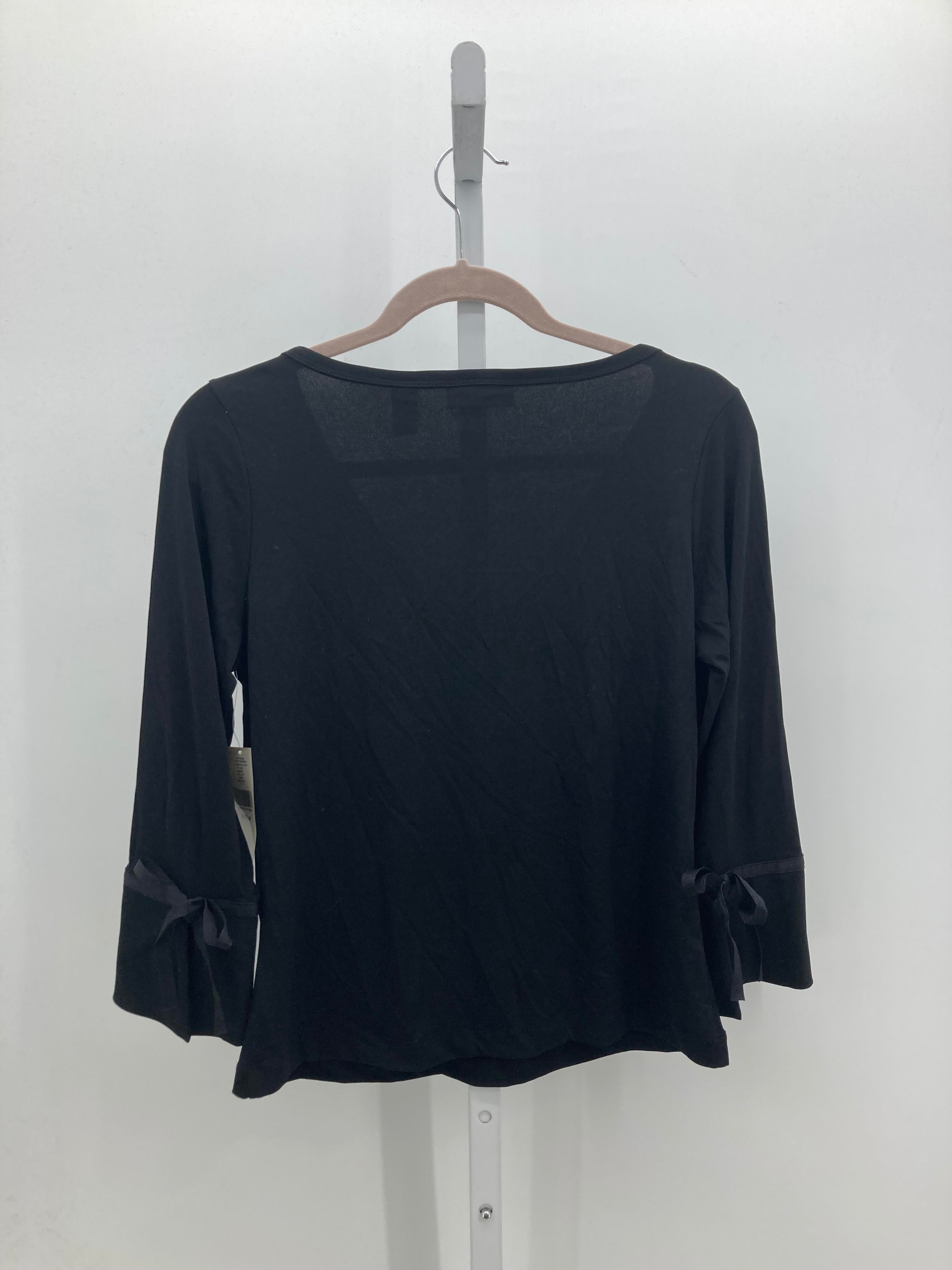 i.e. Size Medium Juniors 3/4 Sleeve Shirt