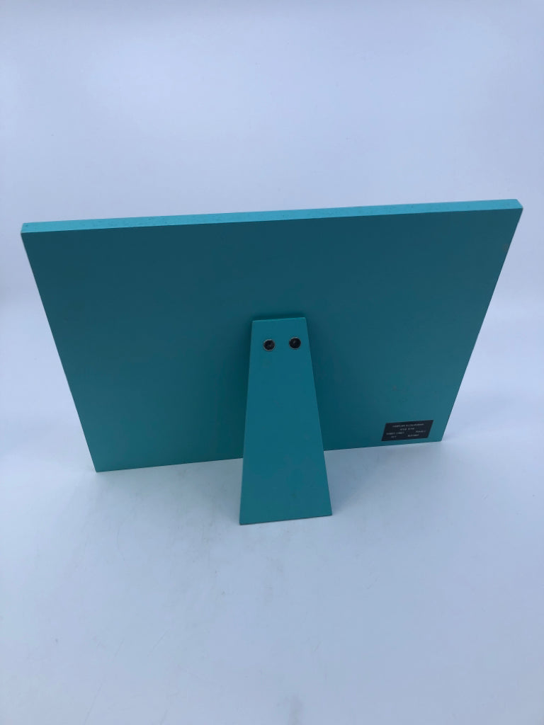 TEAL PHOTO CLIP HOLDER W METAL STARFISH.