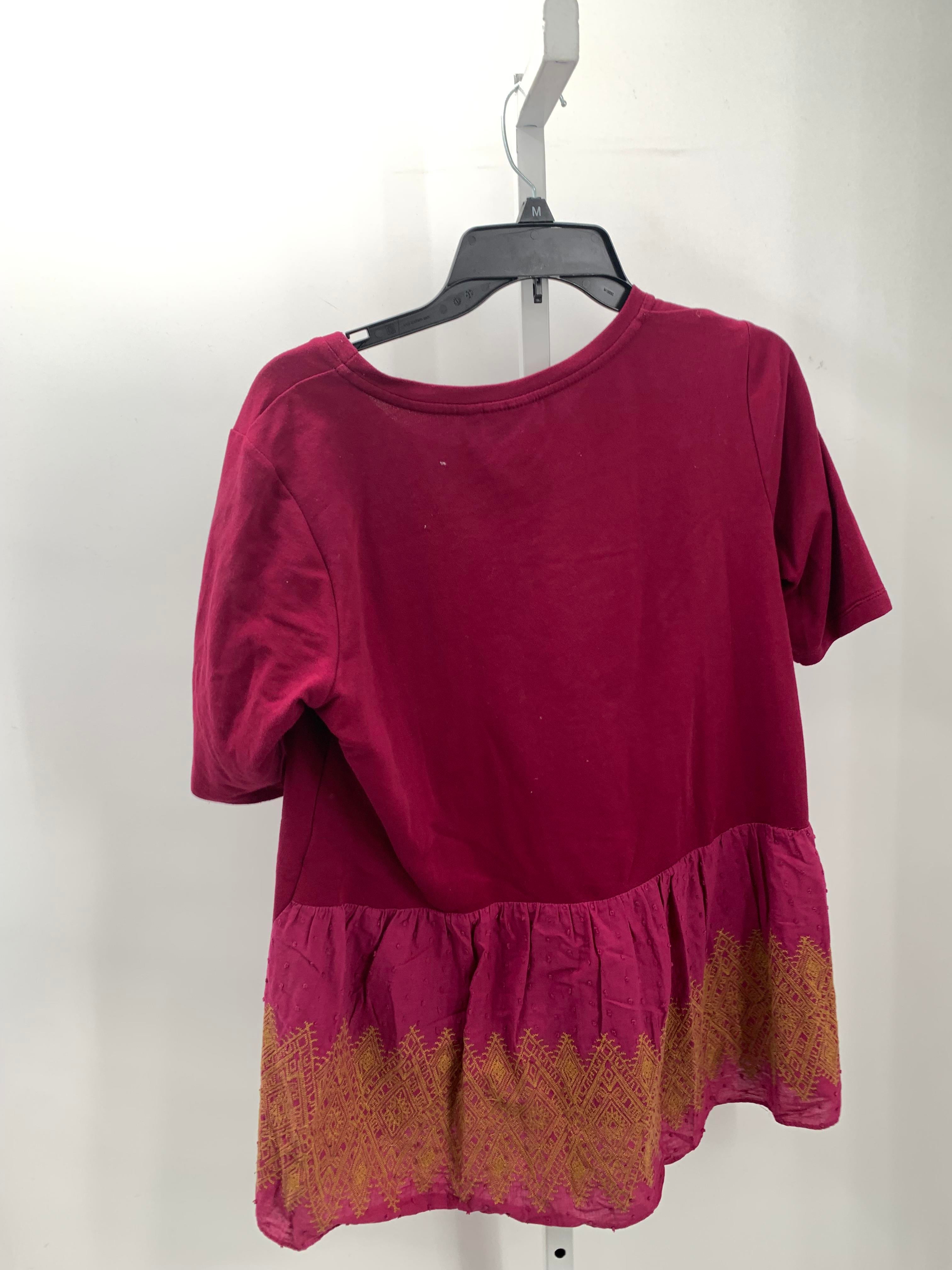 LOGO Size Medium Misses Short Sleeve Shirt