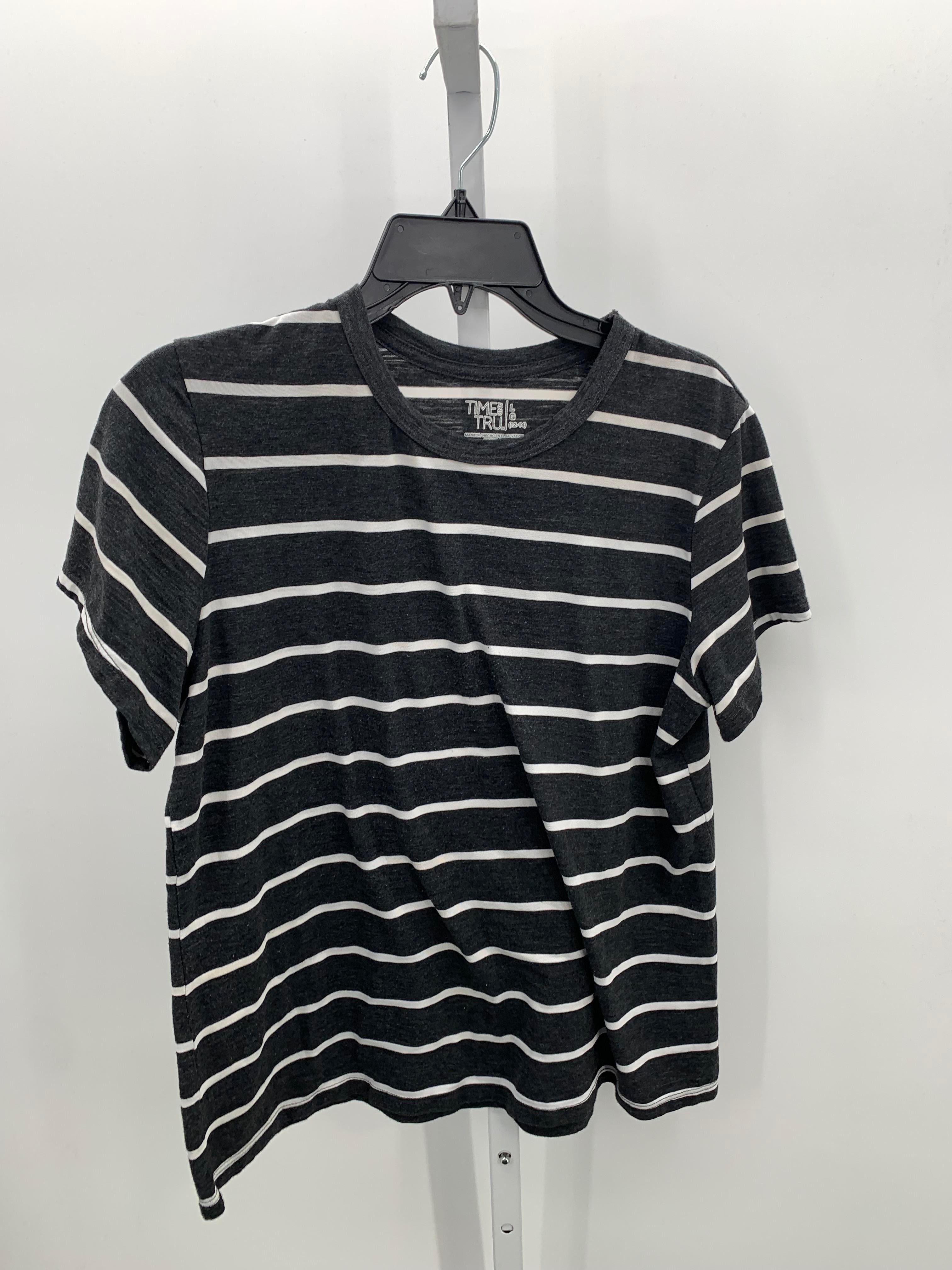 Time and Tru Size Large Misses Short Sleeve Shirt