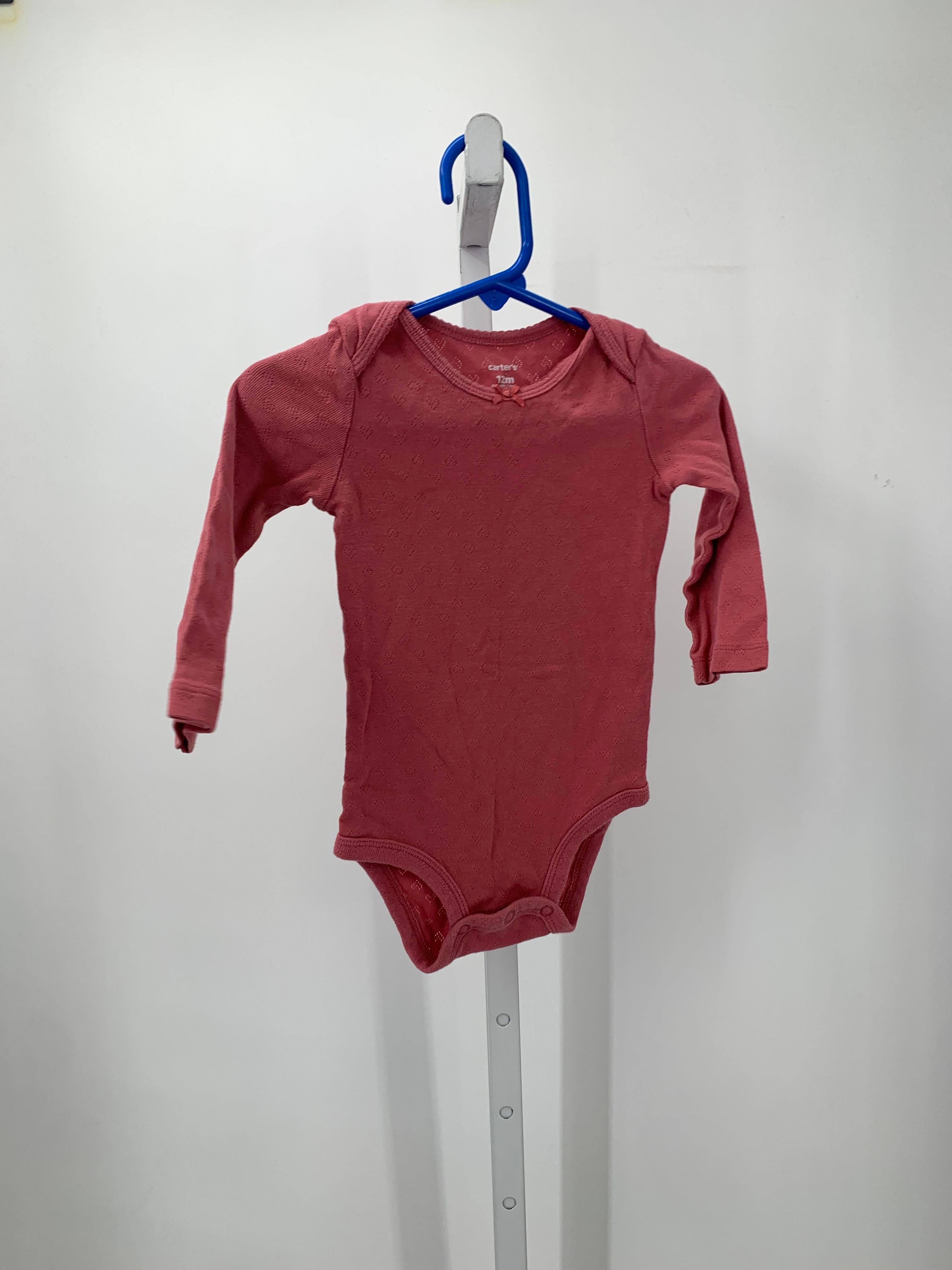 Carters Size 12 Months Girls Long Sleeve Shirt