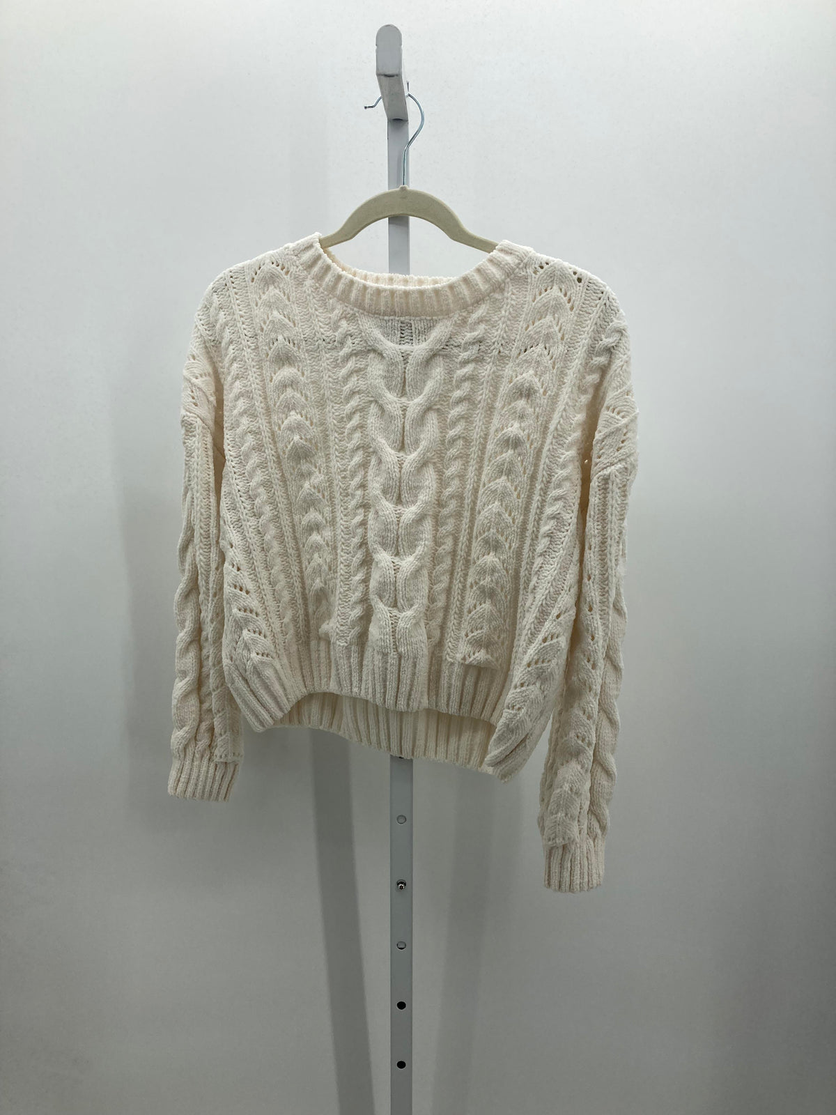 Pink Rose Size Medium Misses Long Sleeve Sweater
