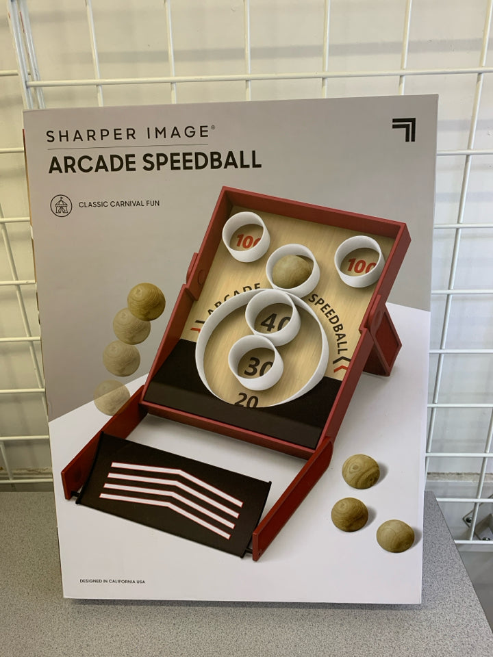 NIB ARCADE SPEEDBALL SHARPER IMAGE.
