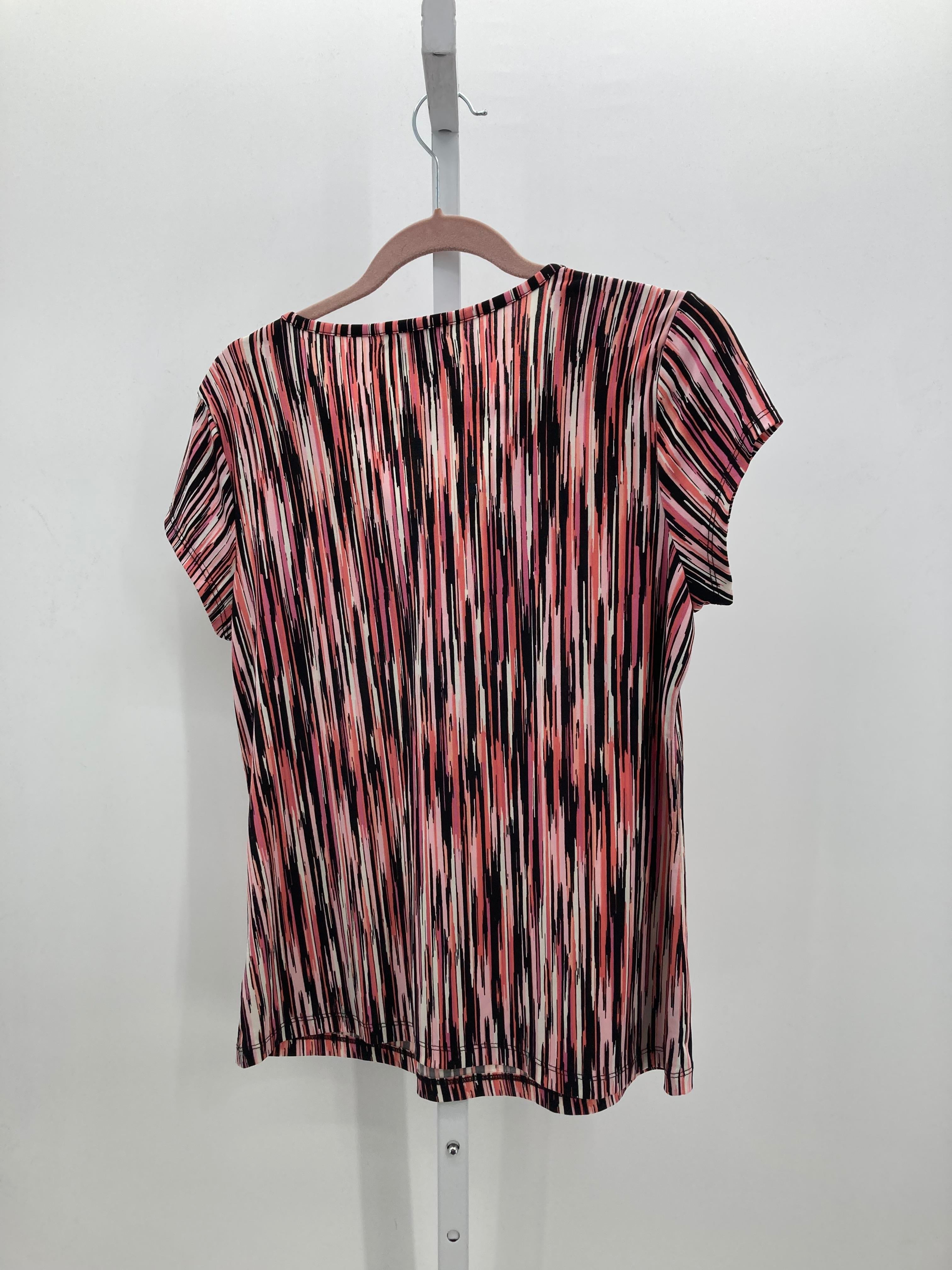 Liz Claiborne Size Medium Petite Petite Short Sleeve Shirt