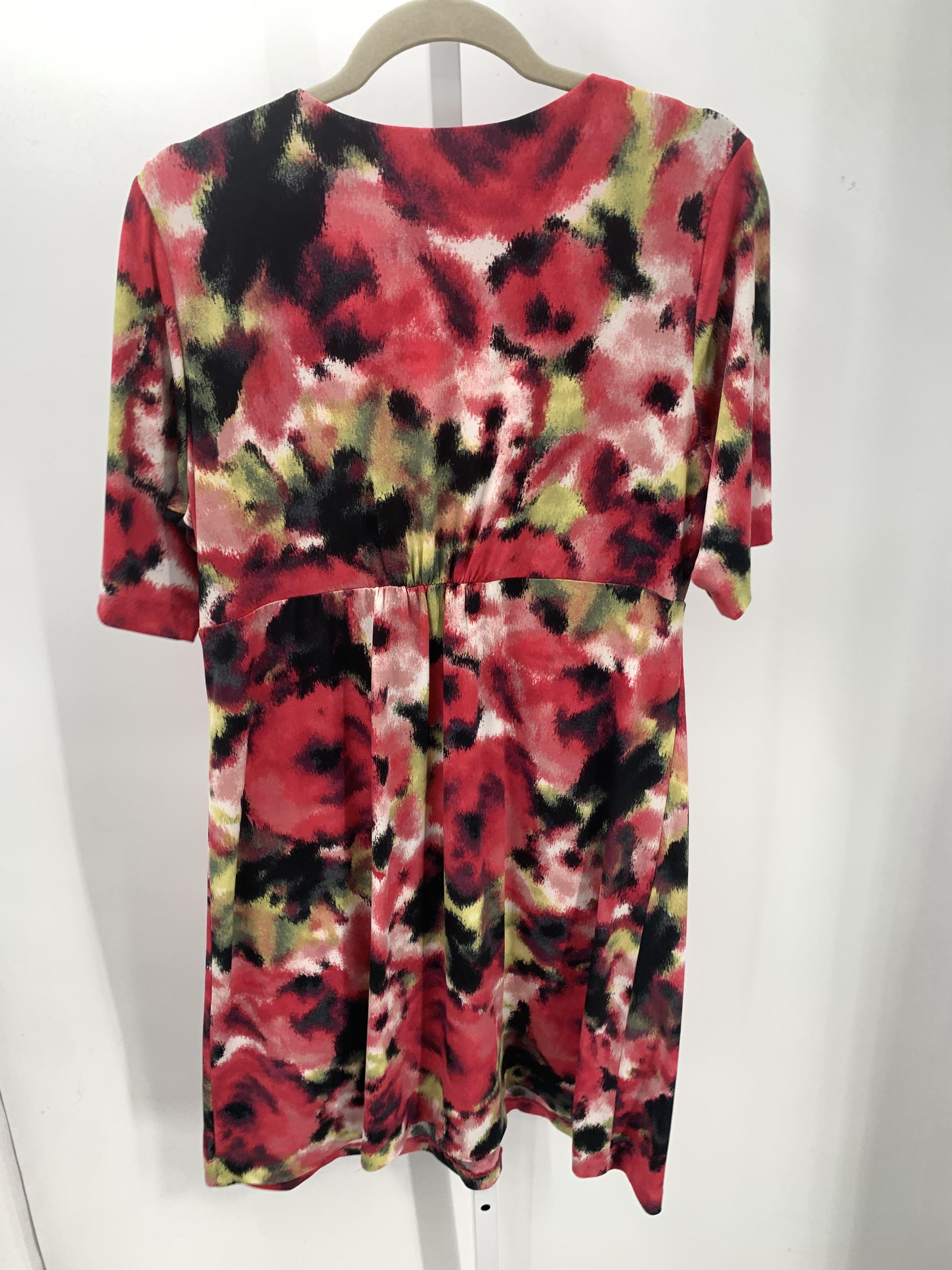 Alfani Size Large Petite Petite Short Sleeve Dress