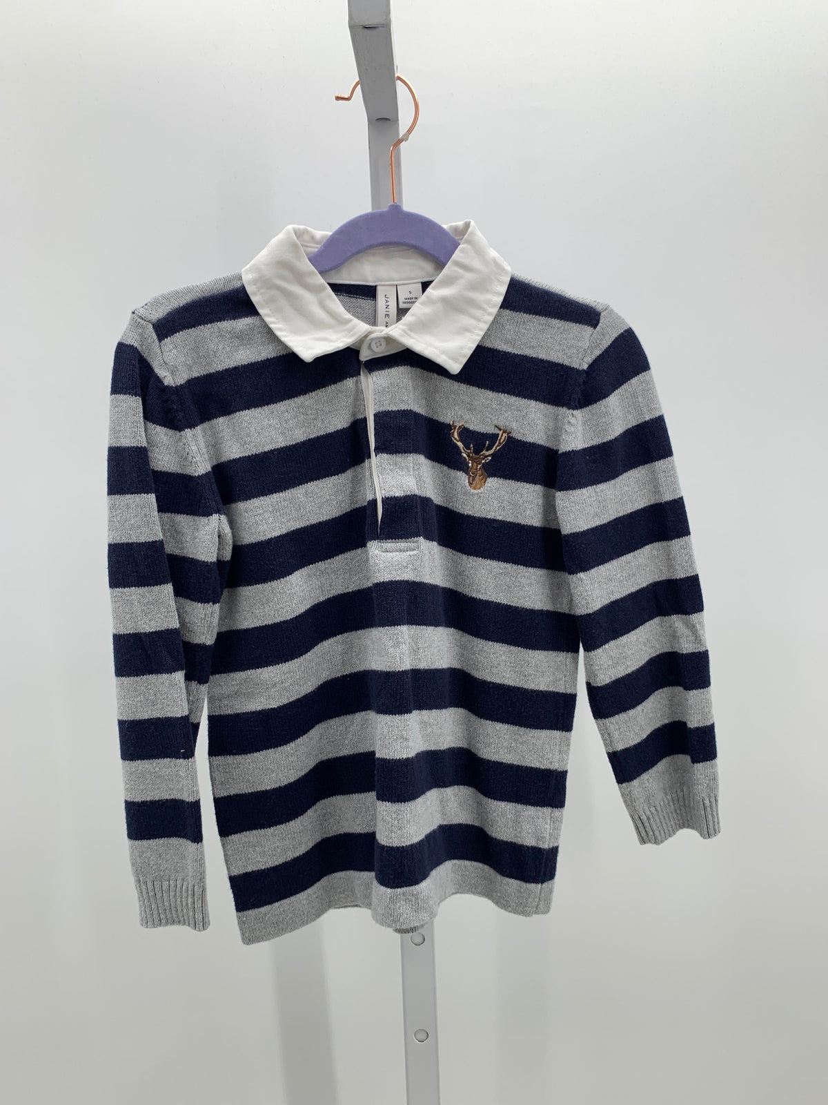 NAVY STRIPES POLO