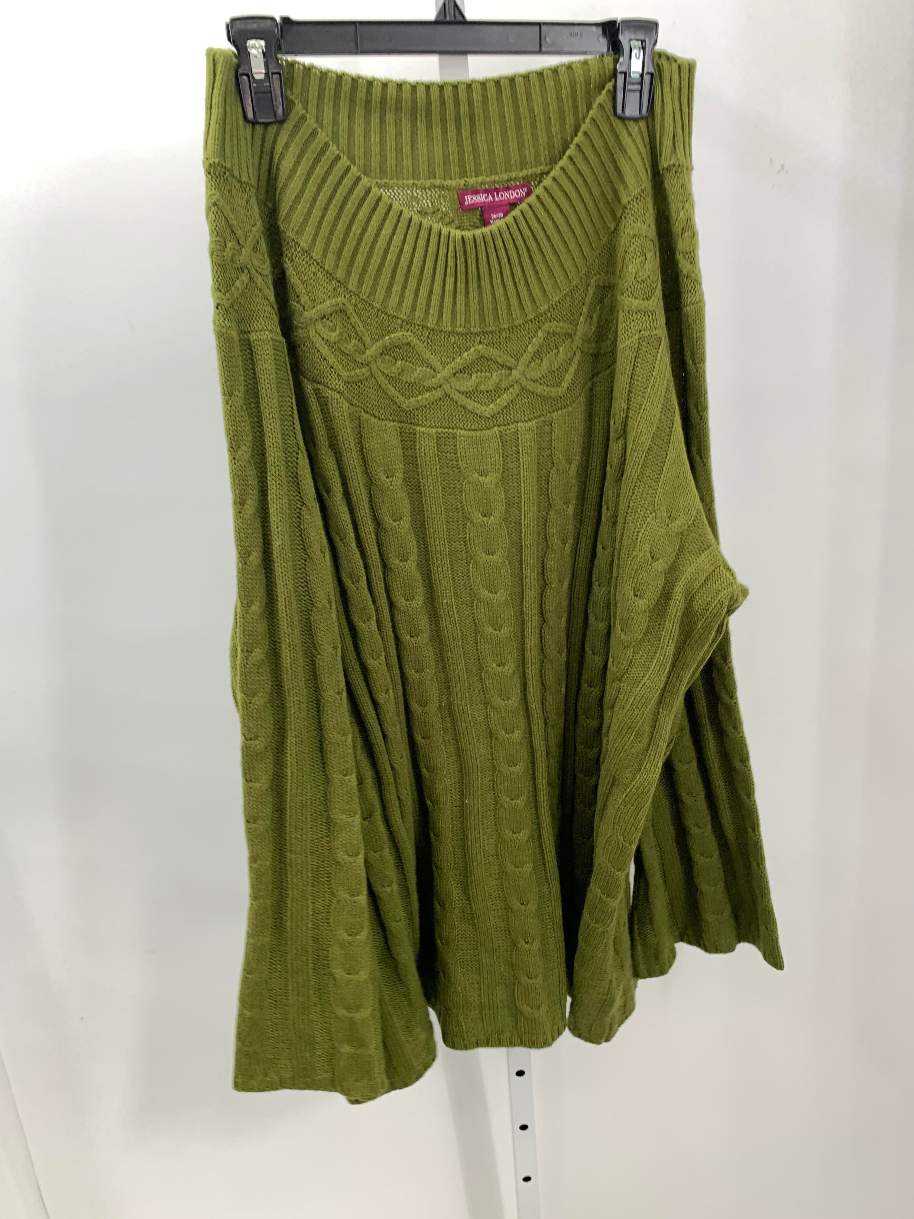 Size 26/28 W Womens Long Slv Sweater