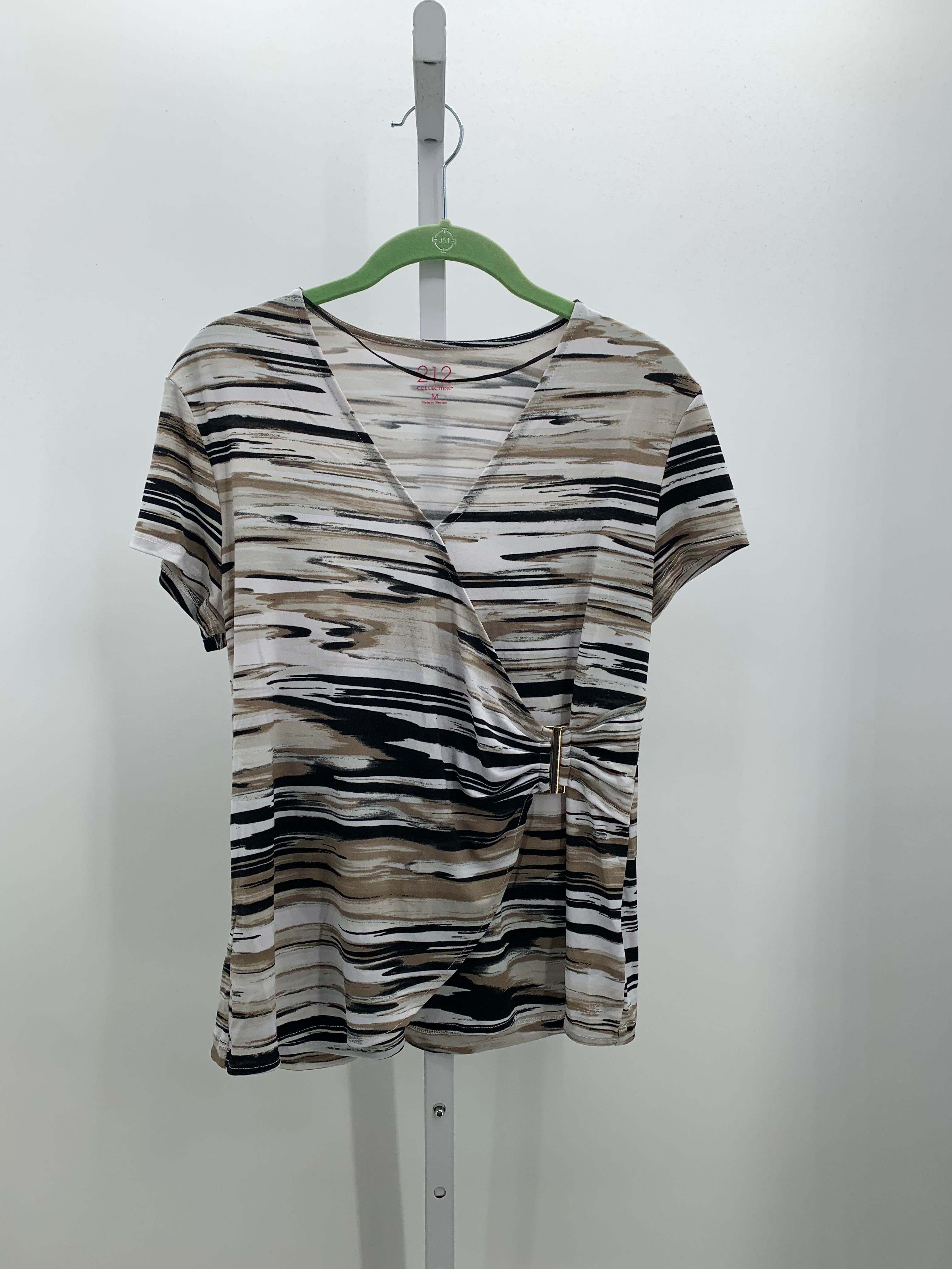 212 Collection Size Medium Misses Short Sleeve Shirt