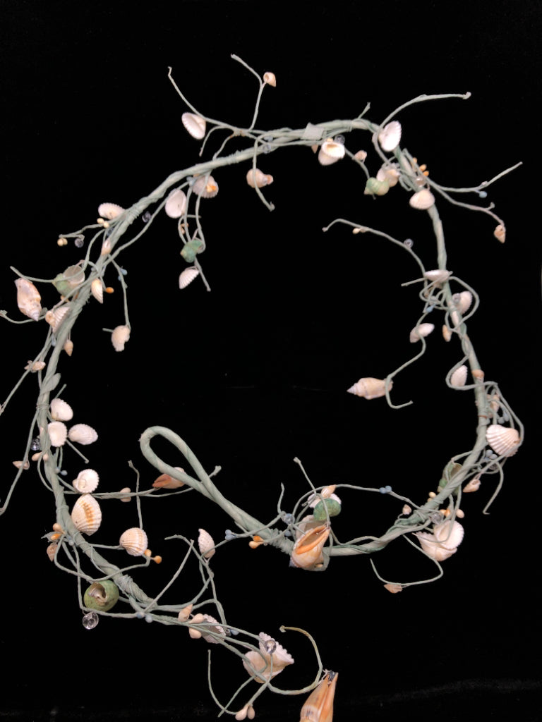 BLUE SEASHELL GARLAND.