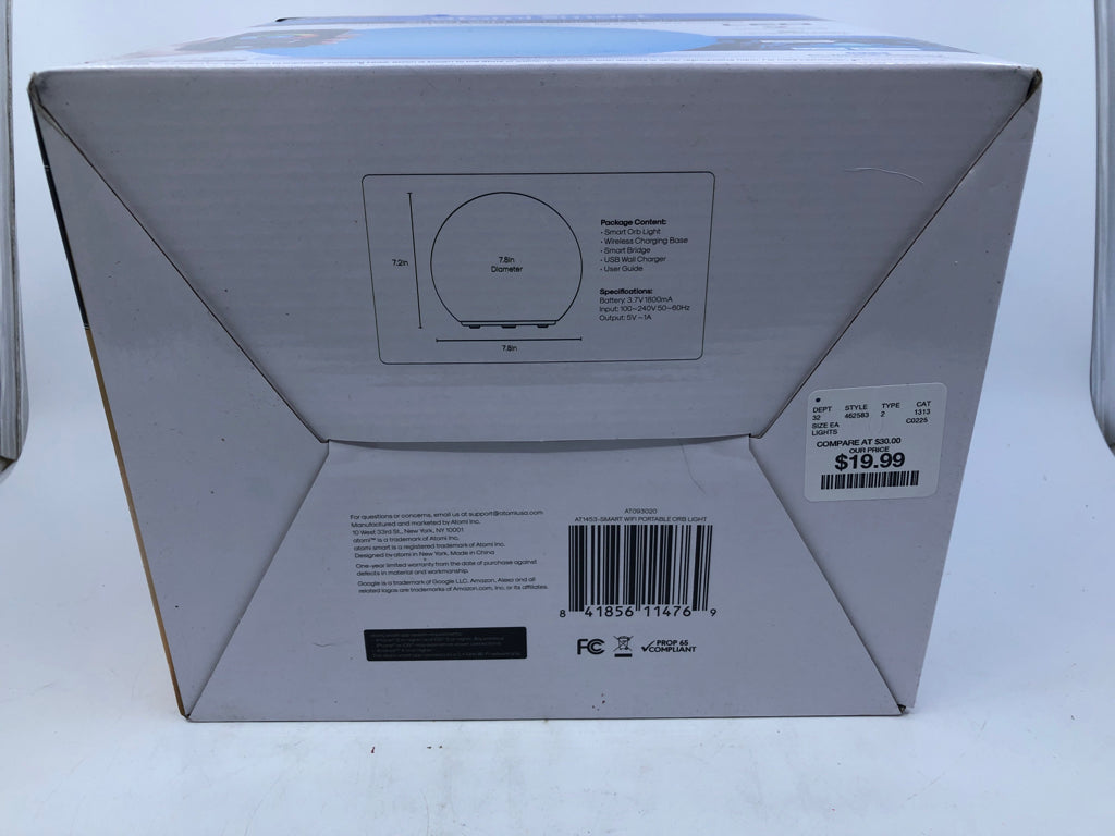 NIB ATOMI SMART ORB LIGHT