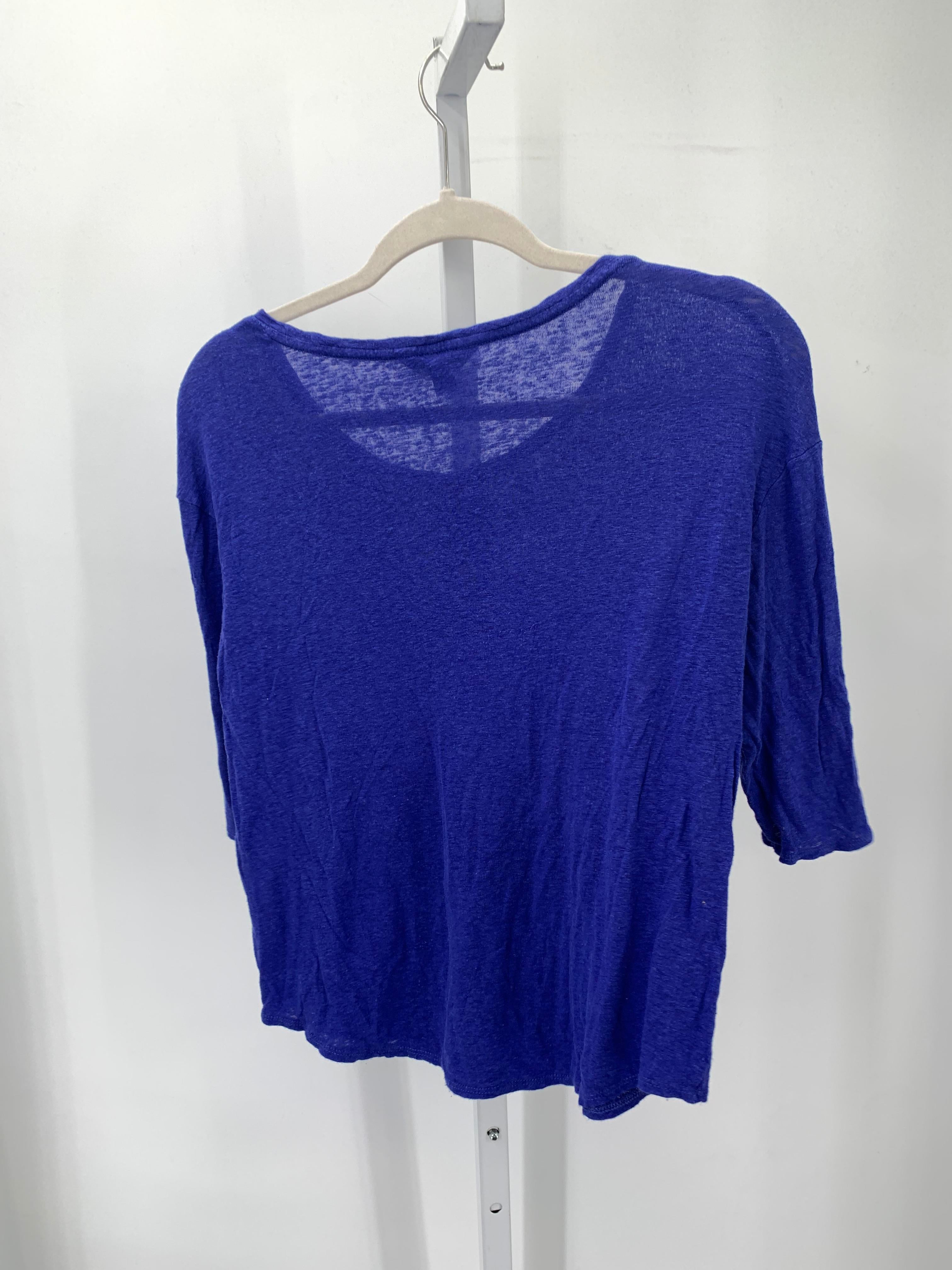 Lucky Brand Size Medium Misses 3/4 Sleeve Shirt