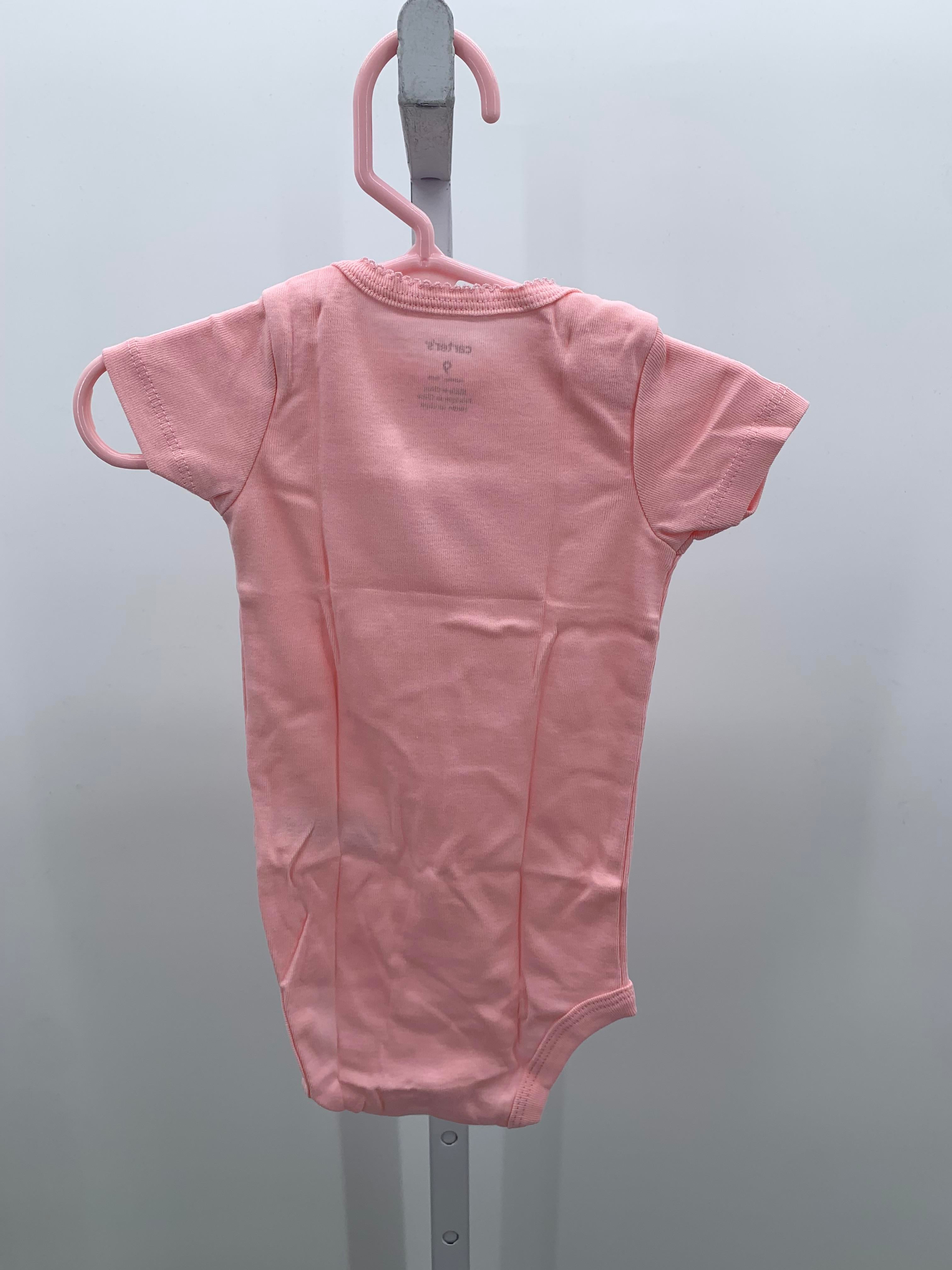 Carters Size 9 Months Girls Short Sleeve Shirt