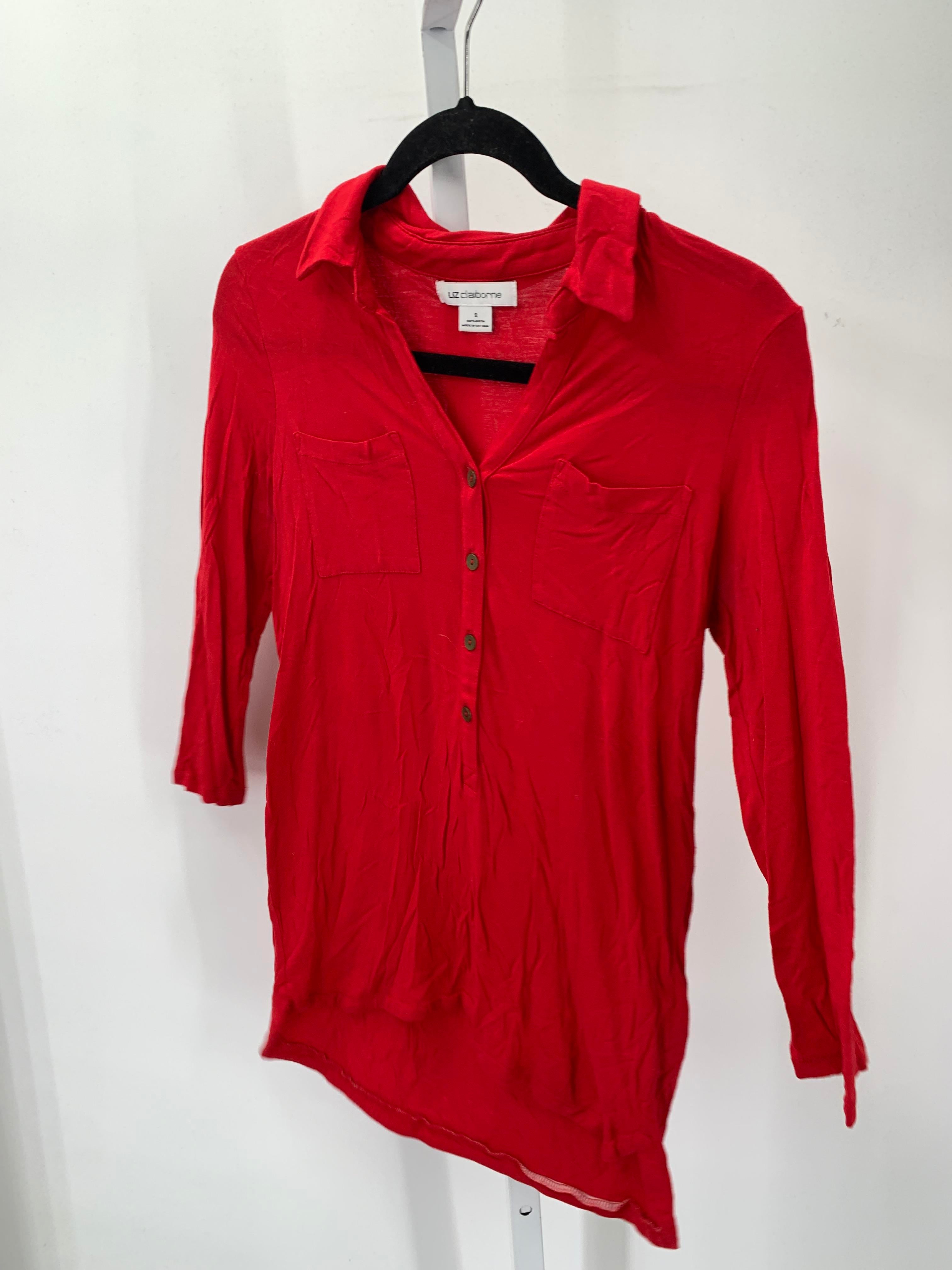 Liz Claiborne Size Small Misses 3/4 Sleeve Shirt