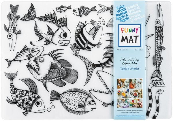 Funny Mat Placemat - Fish