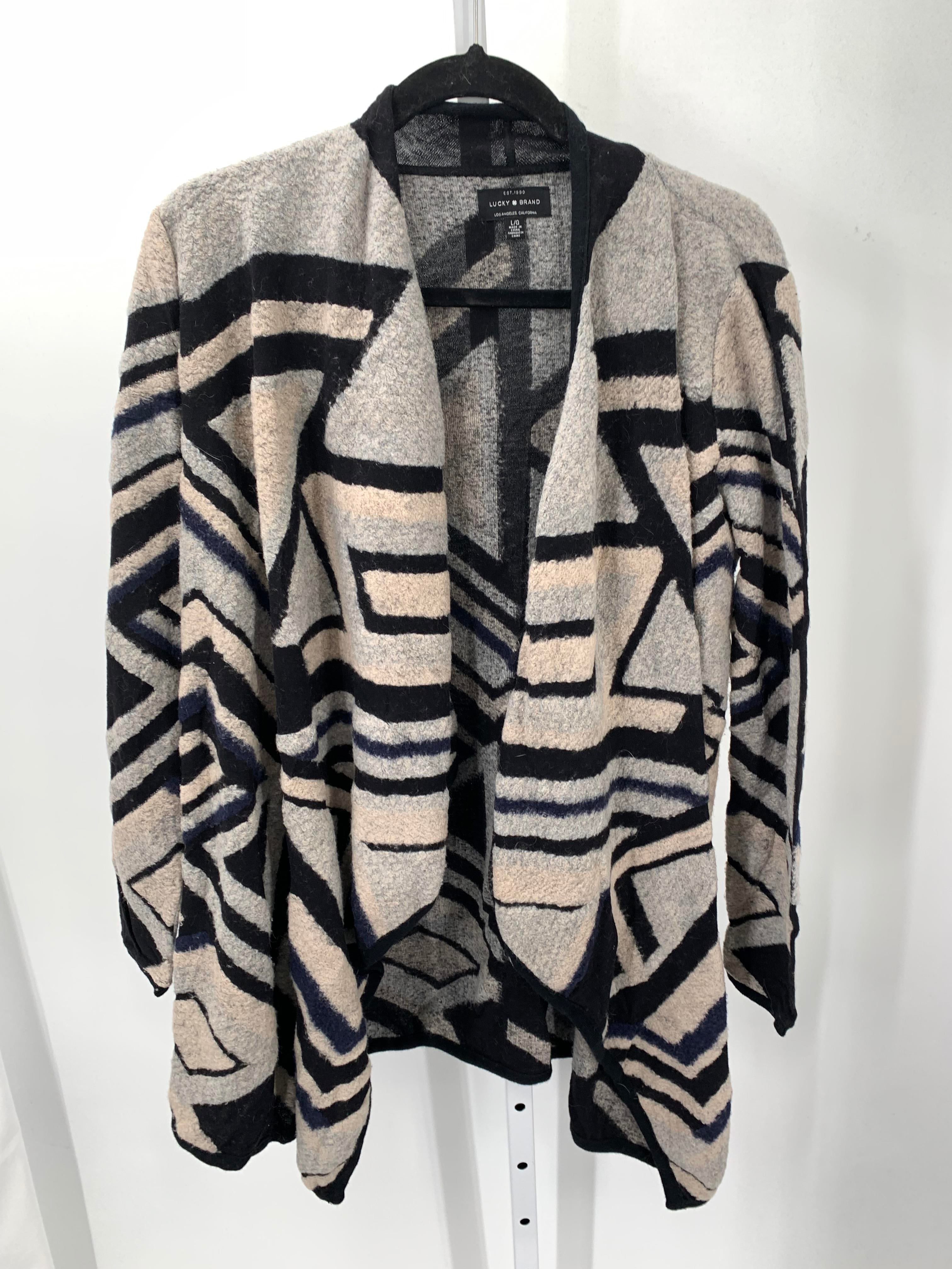 Lucky Brand Size Large Misses Cardigan