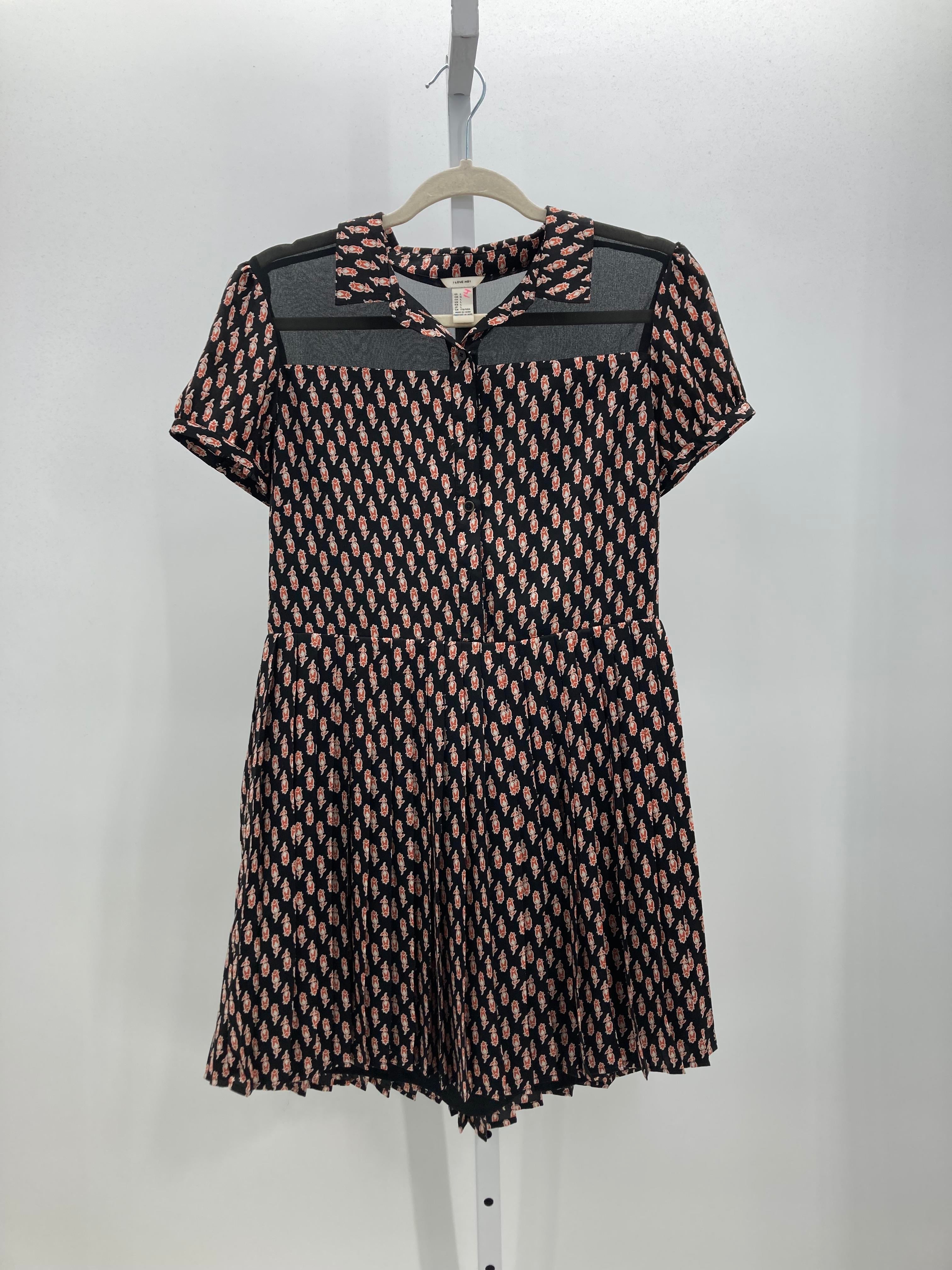 I Love H81 Size Large Misses Short Sleeve Dress
