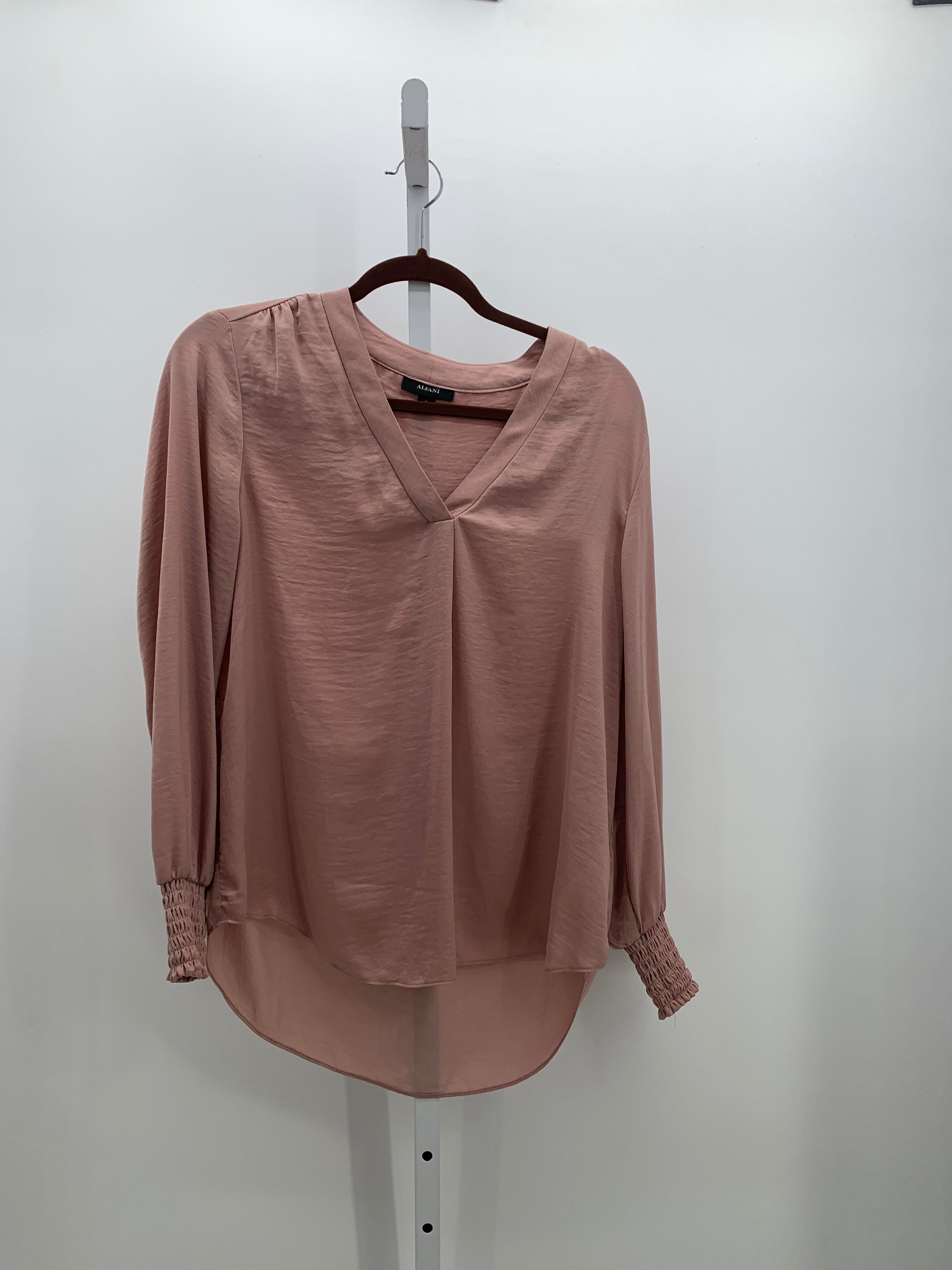 Alfani Size Medium Misses Long Sleeve Shirt